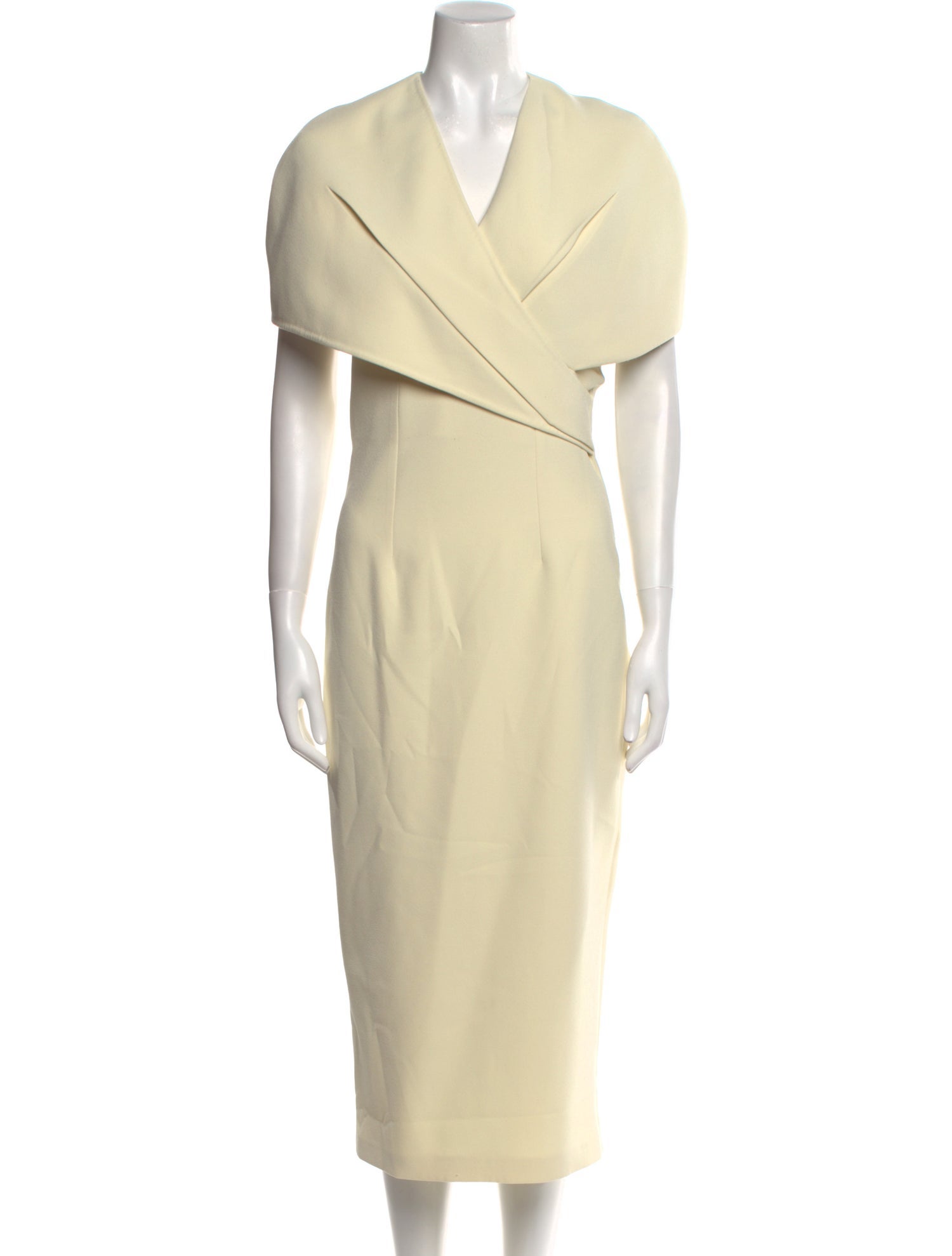 Safiyaa V-Neck Knee-Length Dress