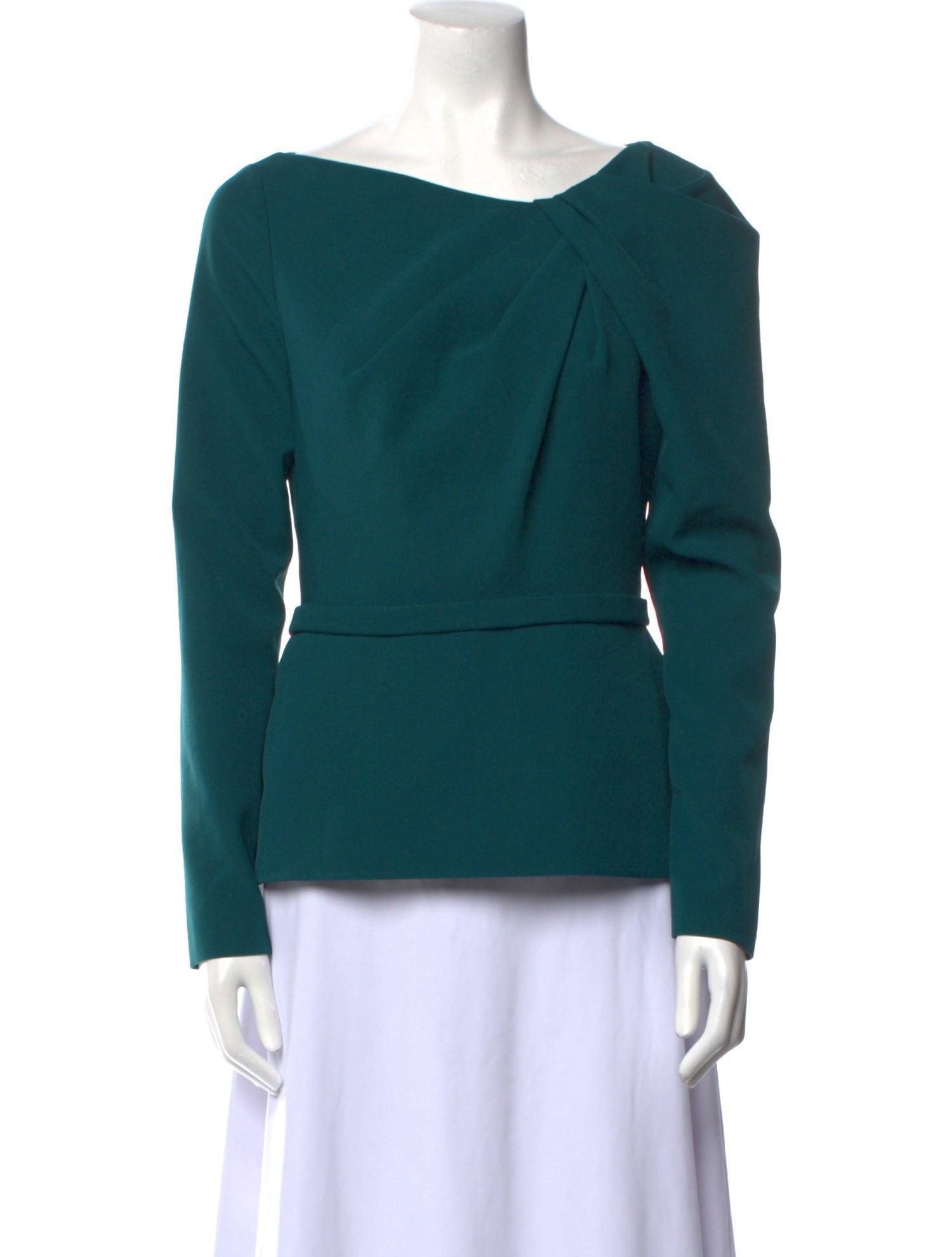 Safiyaa Bateau Neckline Long Sleeve Top w/ Tags w/Tags