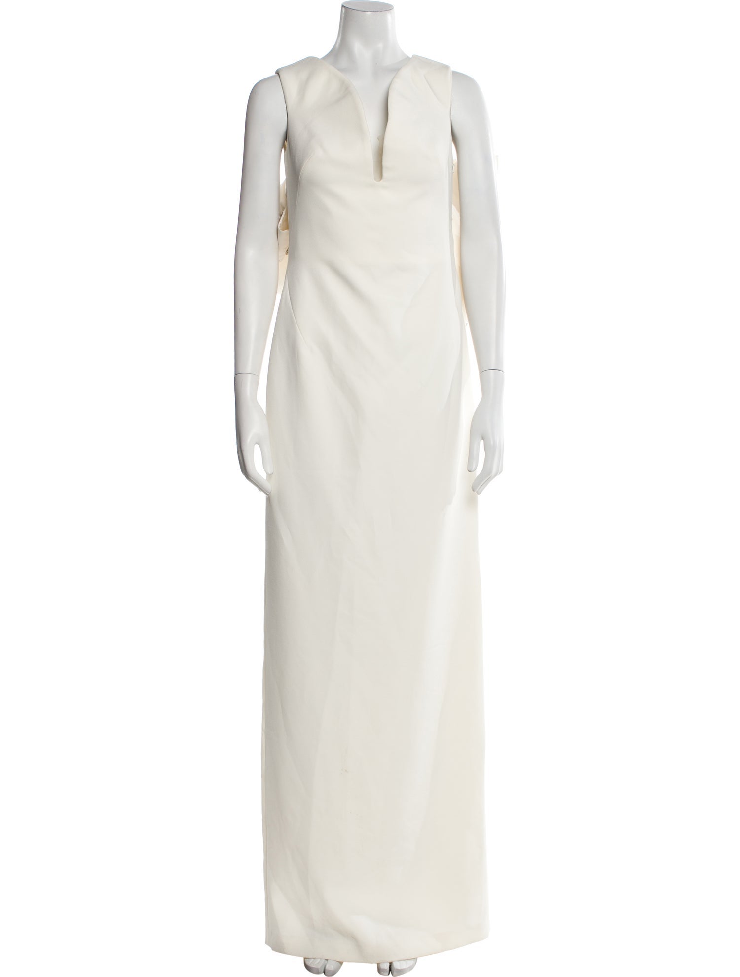 Safiyaa V-Neck Long Dress