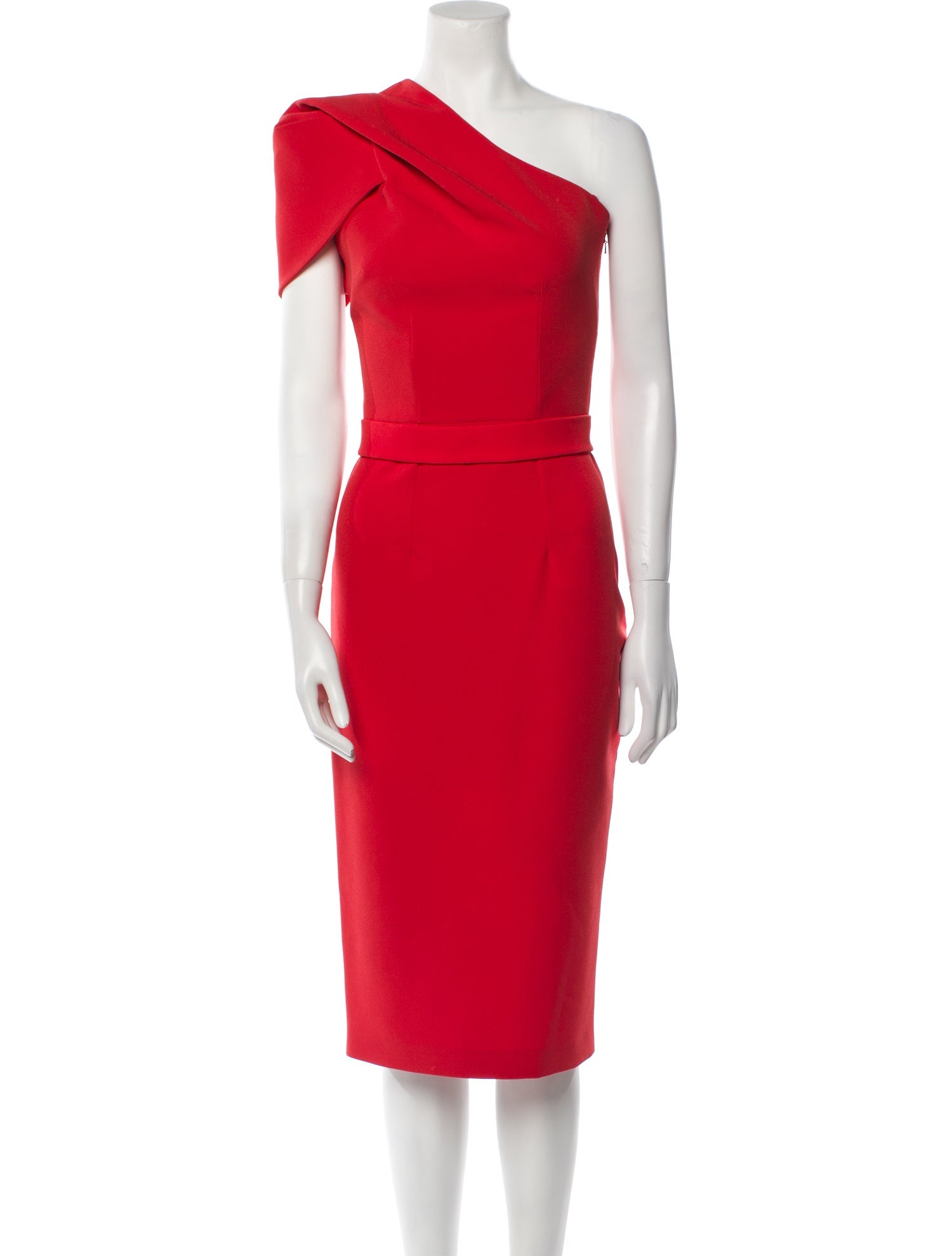 Safiyaa One-Shoulder Midi Length Dress