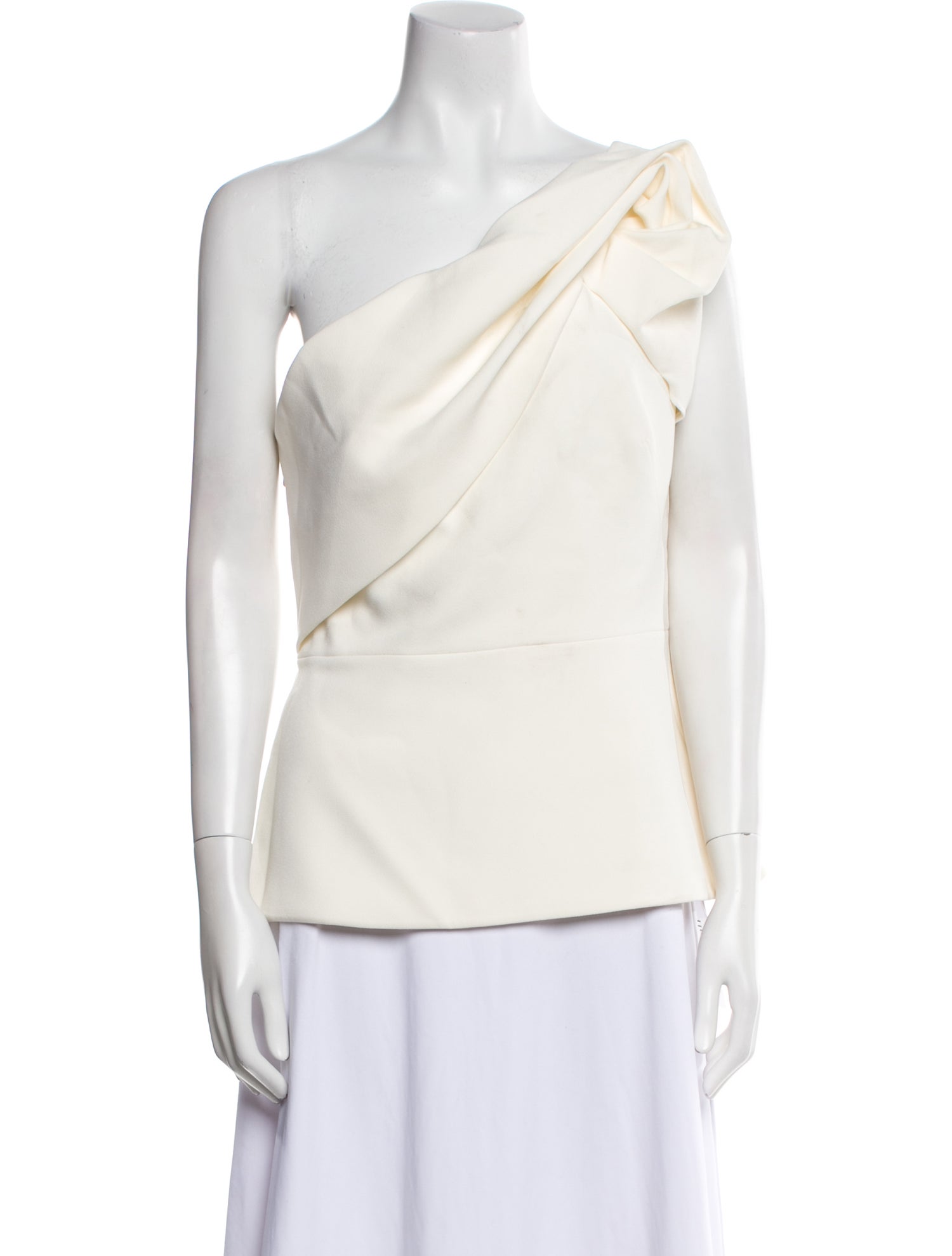 Safiyaa One-Shoulder Sleeveless Top