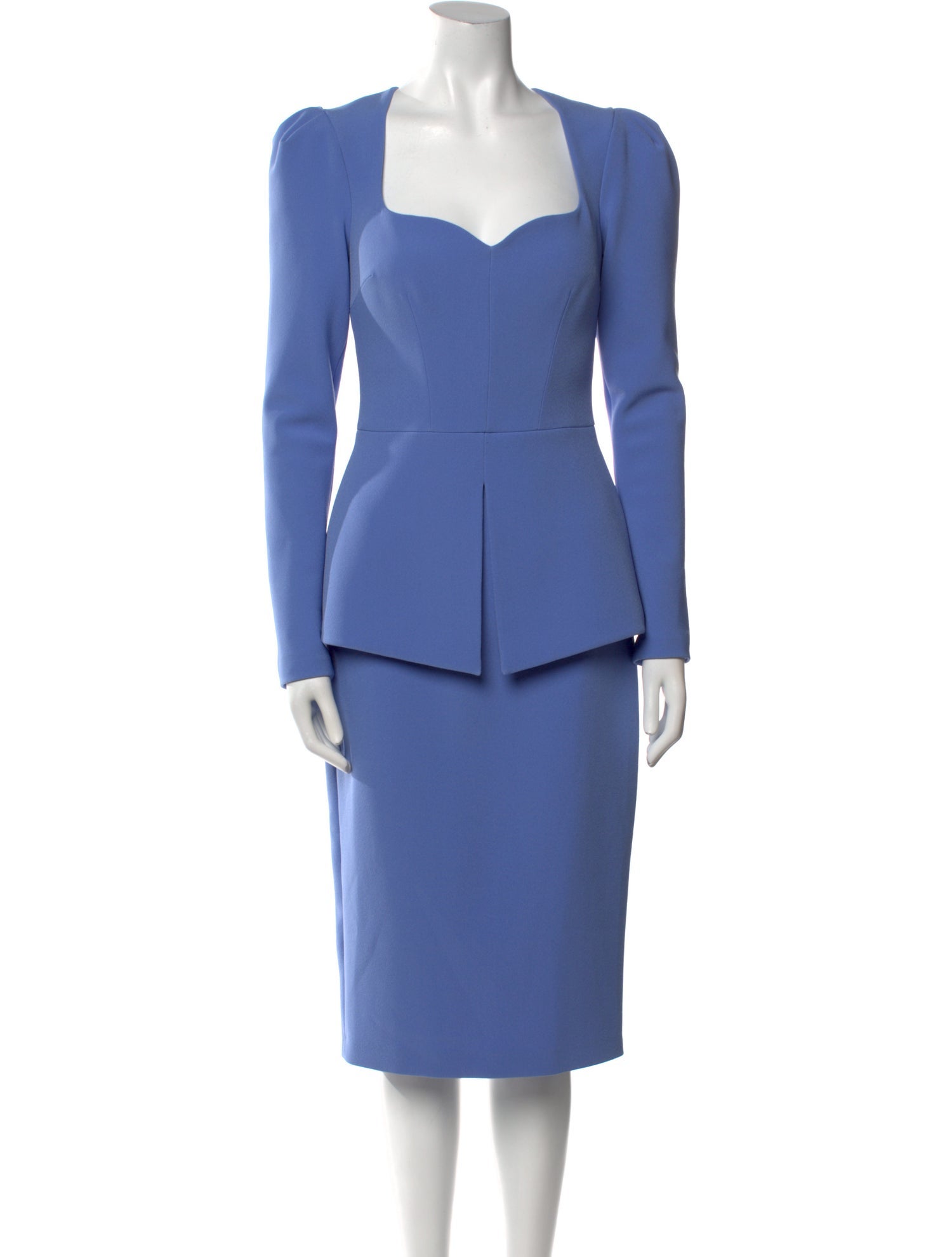 Safiyaa Square Neckline Midi Length Dress