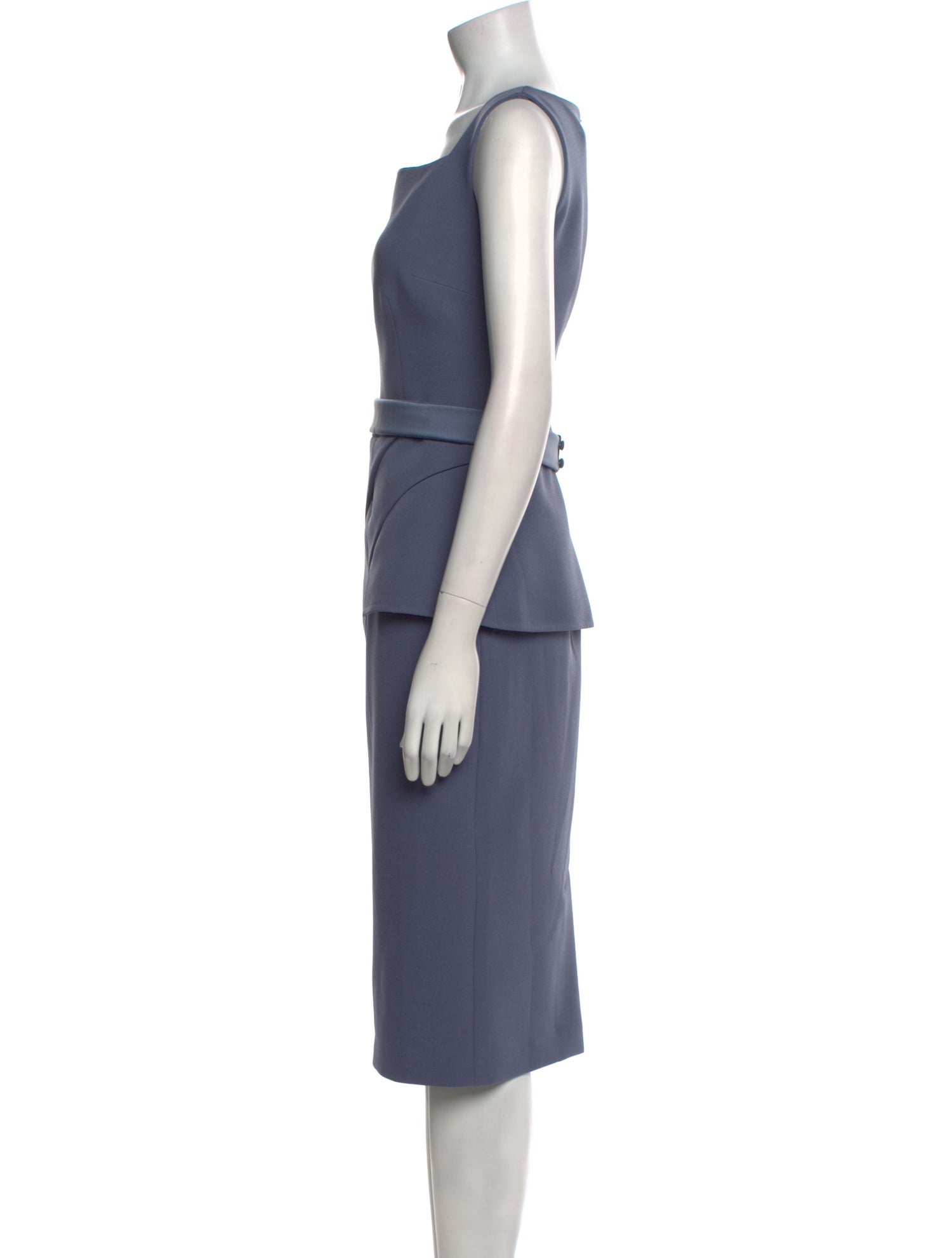 Safiyaa Square Neckline Midi Length Dress w/ Tags