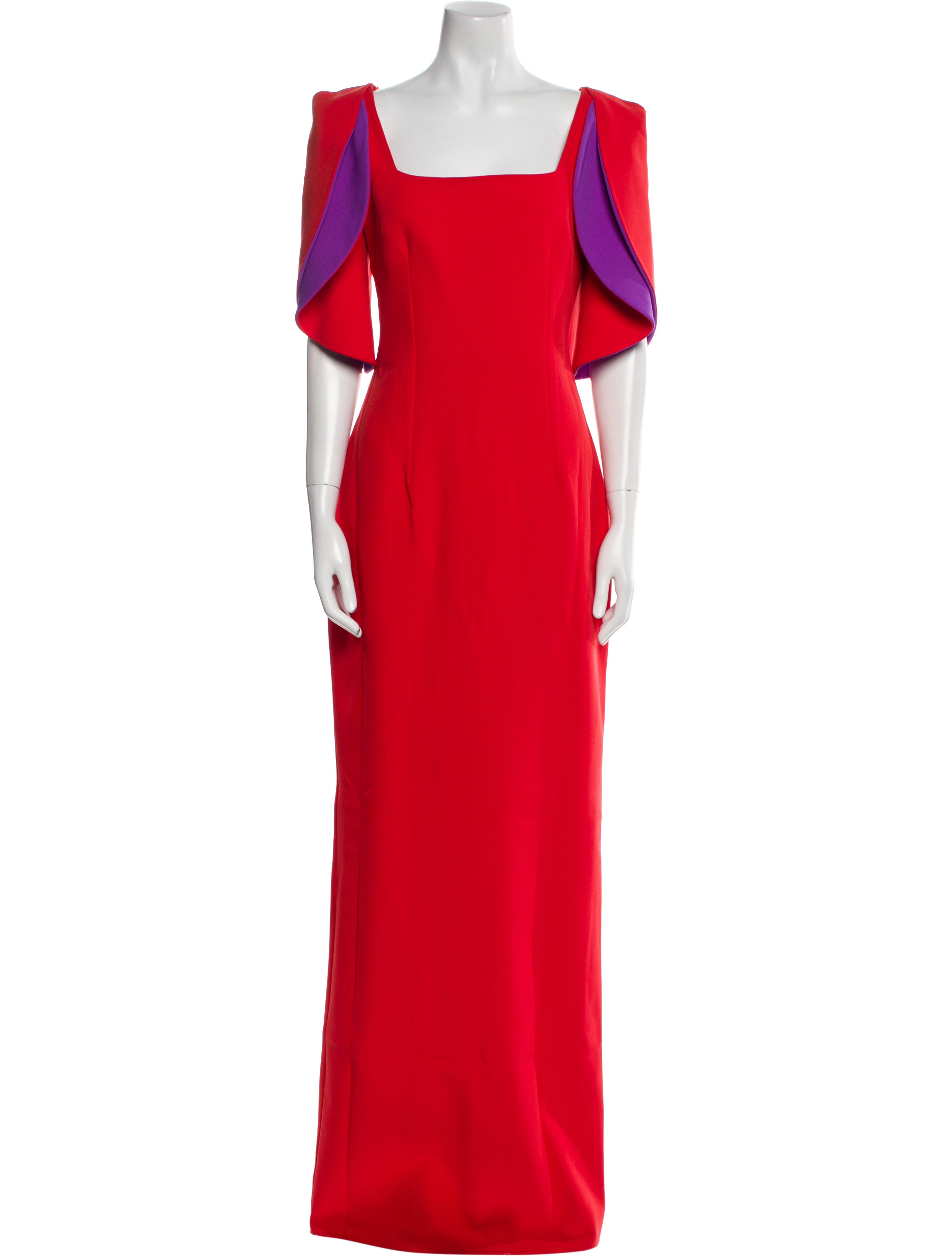 Safiyaa Square Neckline Long Dress w/ Tags