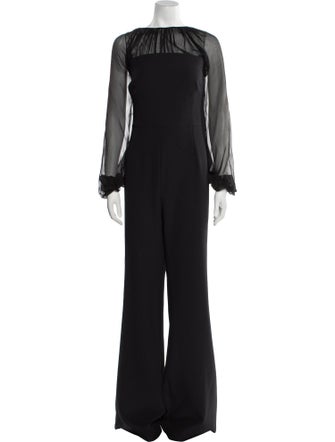 Safiyaa Bateau Neckline Jumpsuit