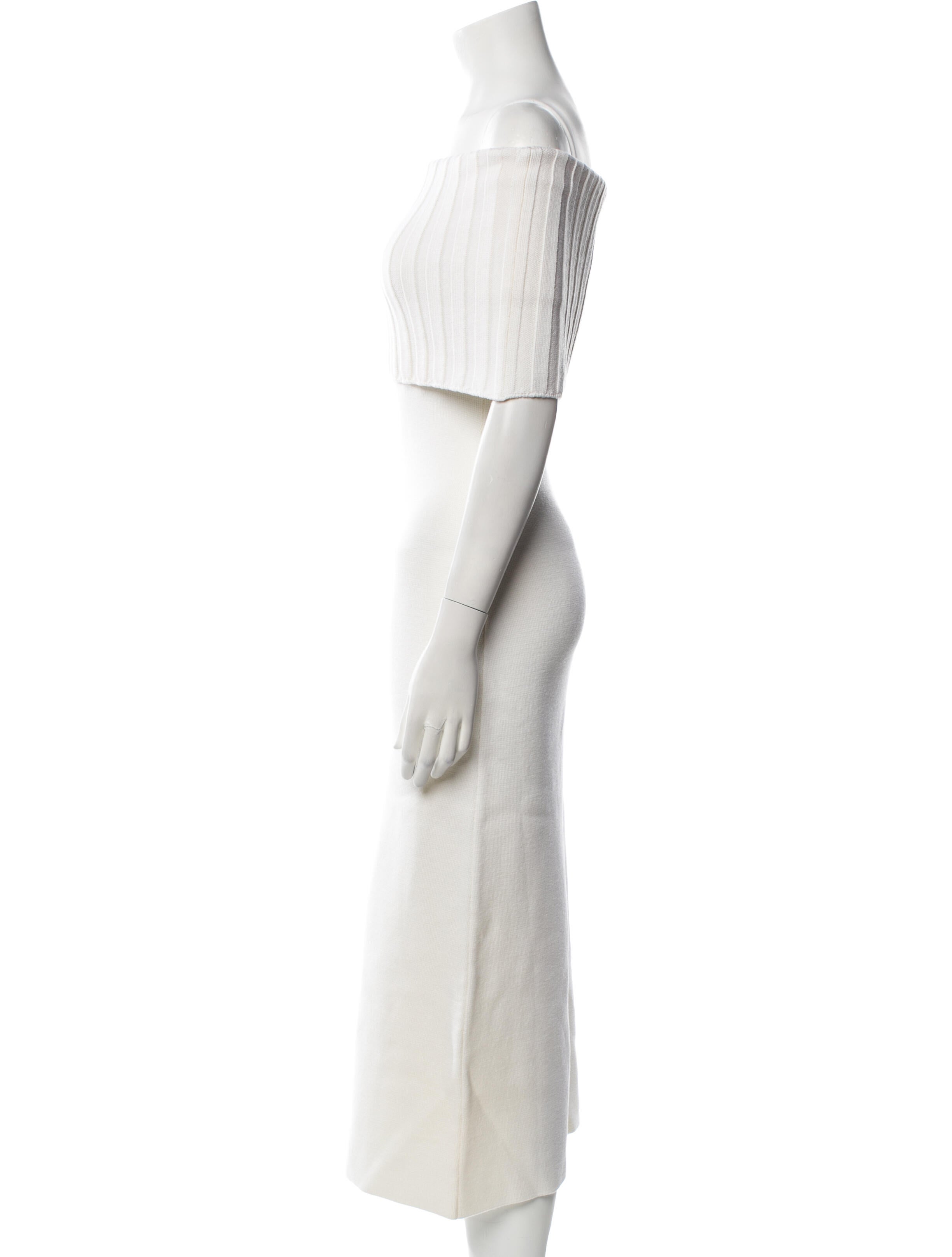 Safiyaa Merino Wool Midi Length Dress