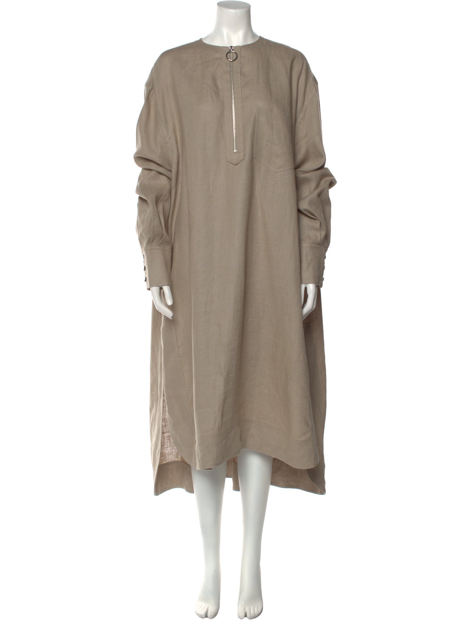 Safiyaa Linen Long Dress
