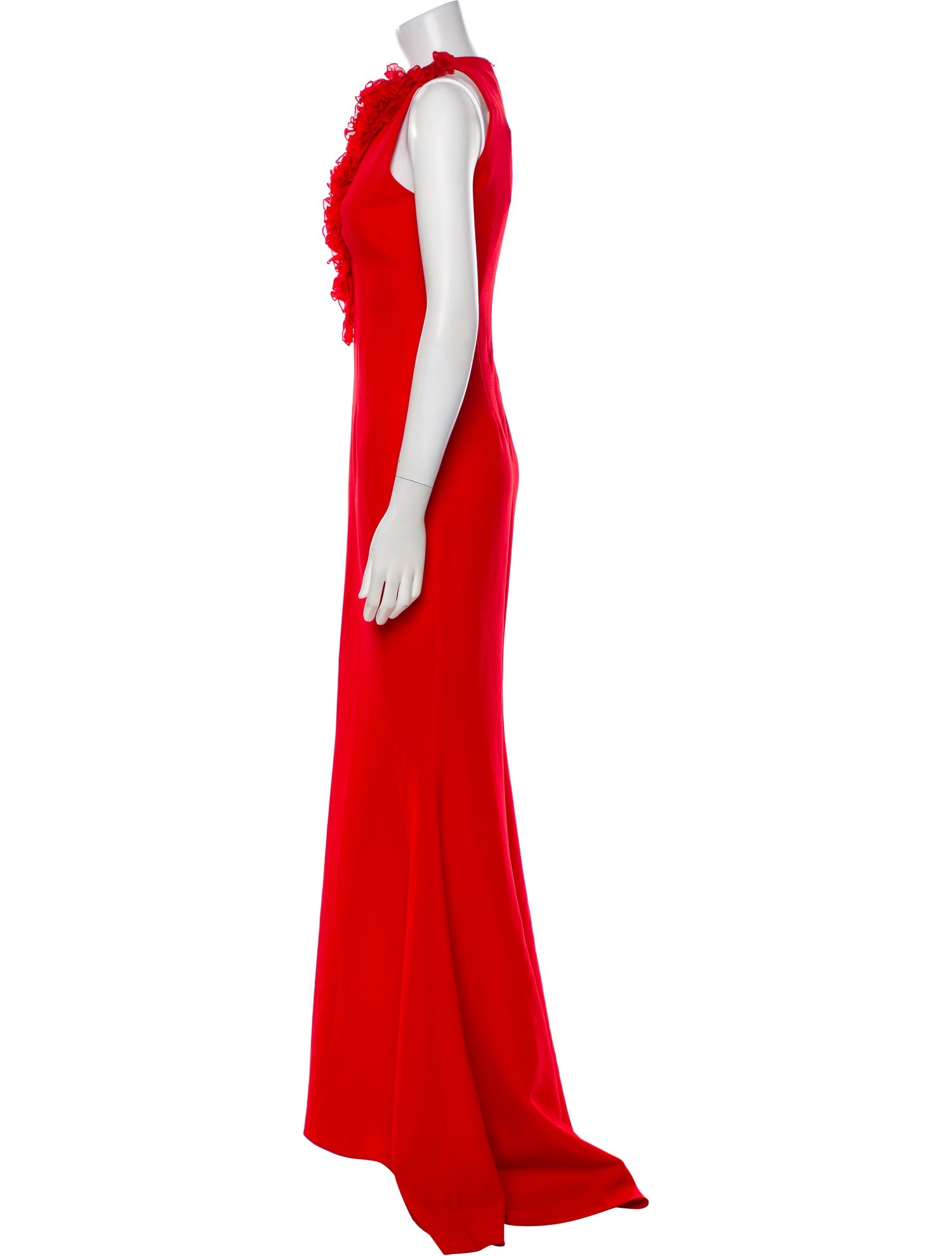 Safiyaa Mock Neck Long Dress