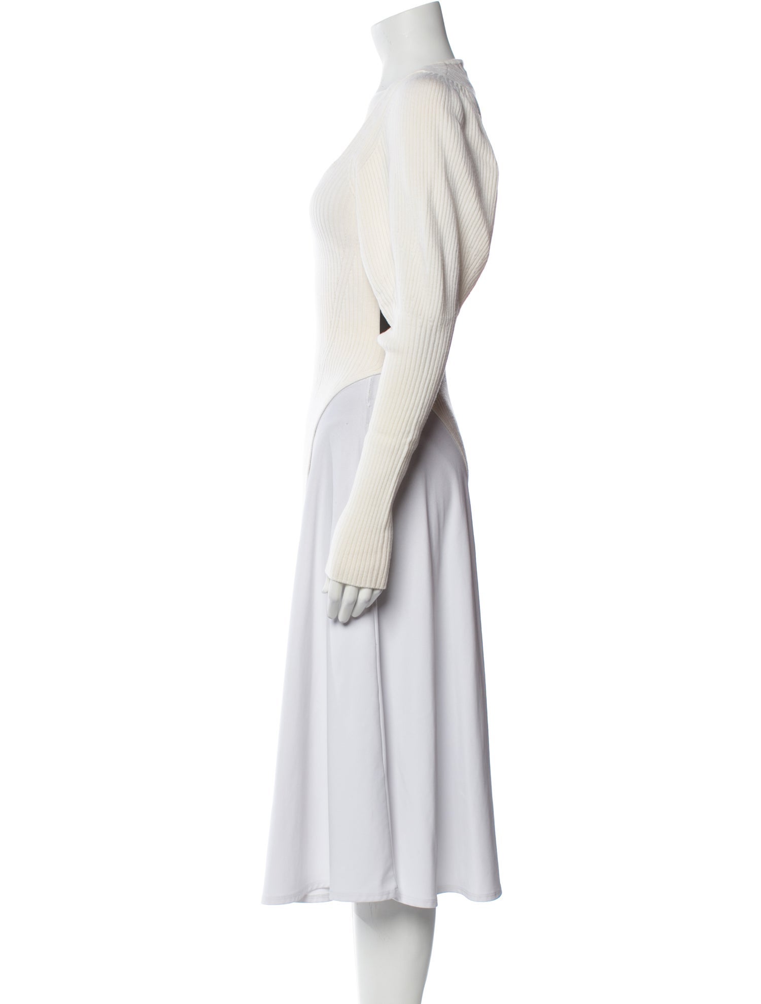 Safiyaa Wool Square Neckline Sweater