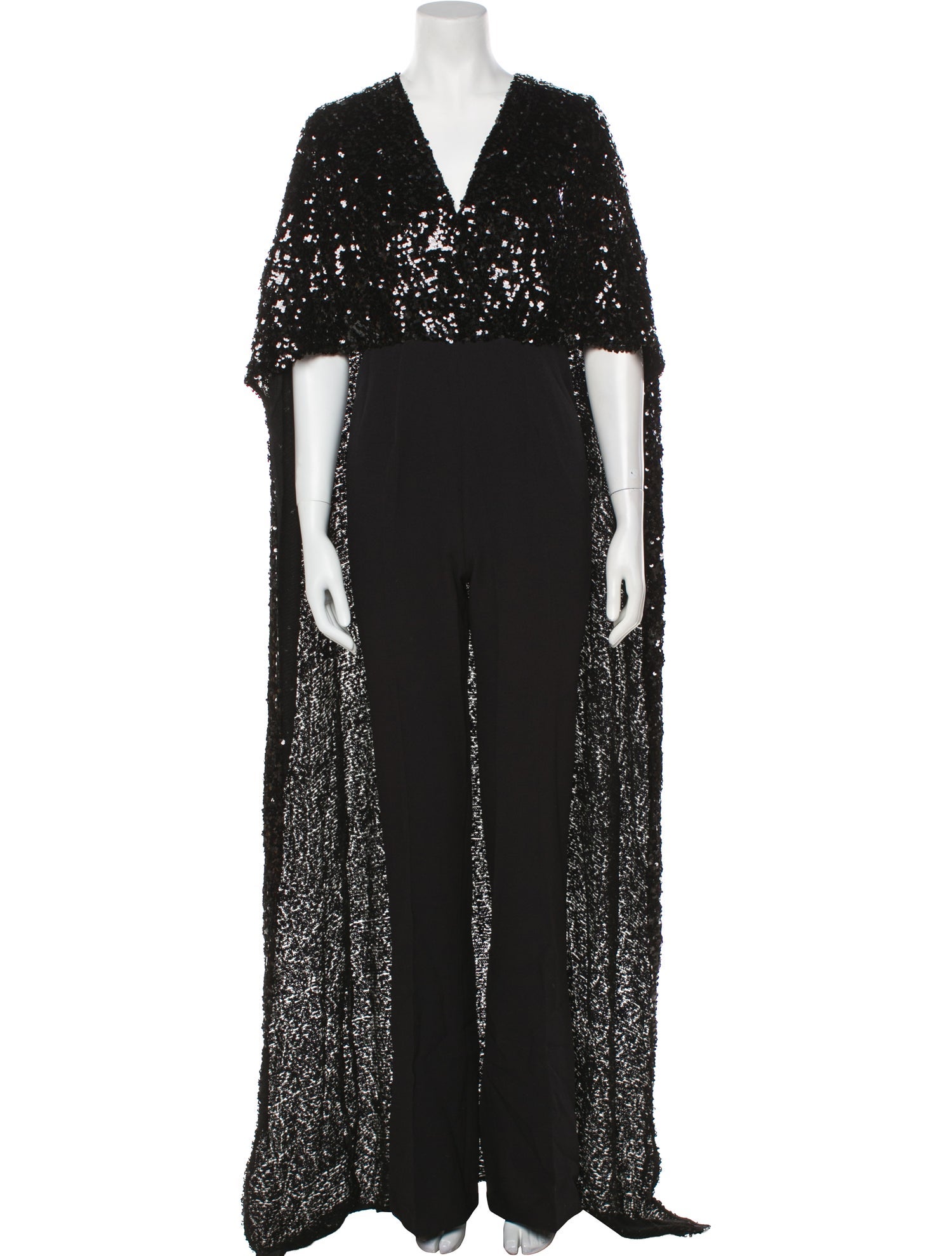 Safiyaa Patterned V-Neck Jumpsuit