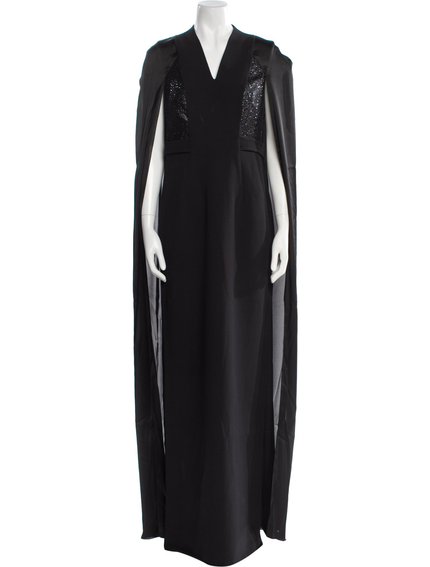 Safiyaa V-Neck Long Dress w/ Tags