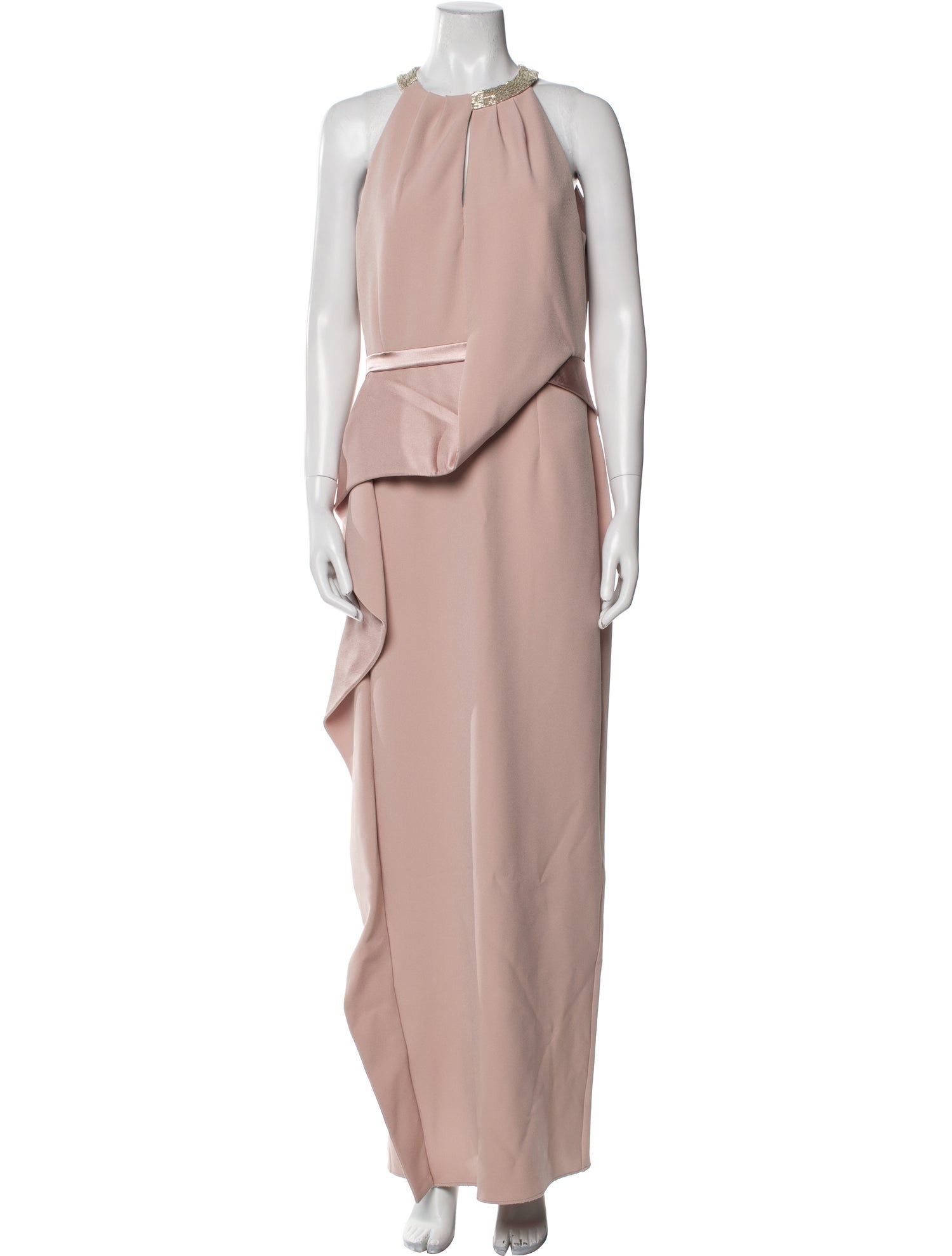 Safiyaa Halterneck Long Dress