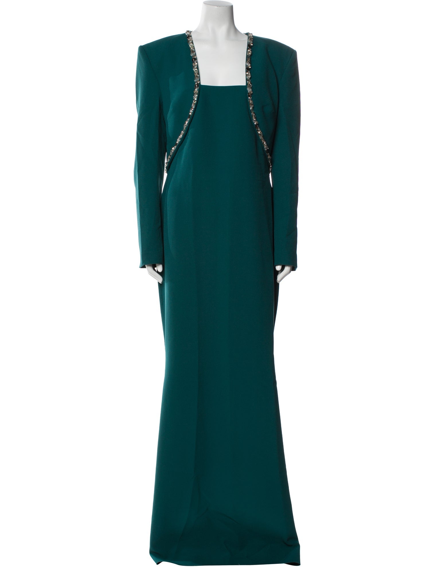 Safiyaa Square Neckline Long Dress w/ Tags - Green Dresses, Clothing - SAF25673 | The RealReal Safiyaa Square Neckline Long Dress w/ Tags - Green Dresses, Clothing - SAF25673 | The RealReal