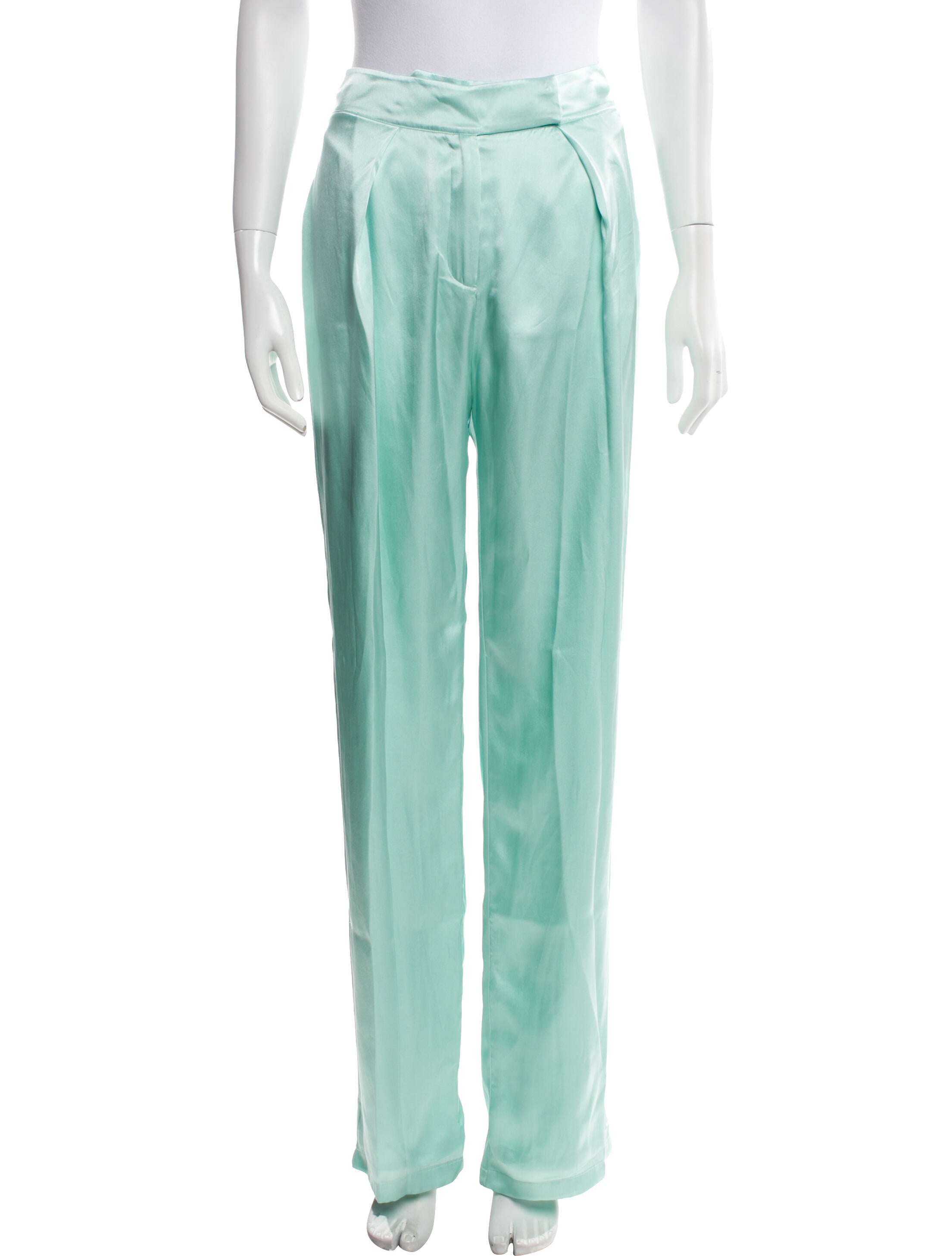 Safiyaa Silk Wide Leg Pants