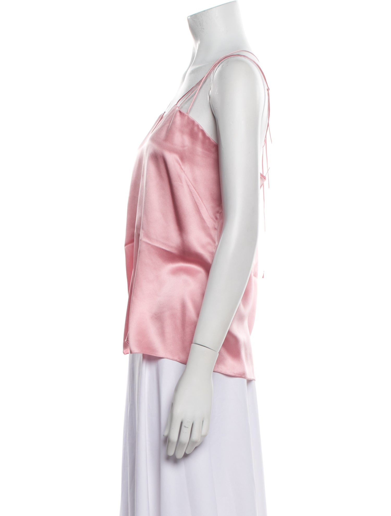 Safiyaa Silk V-Neck Top w/ Tags