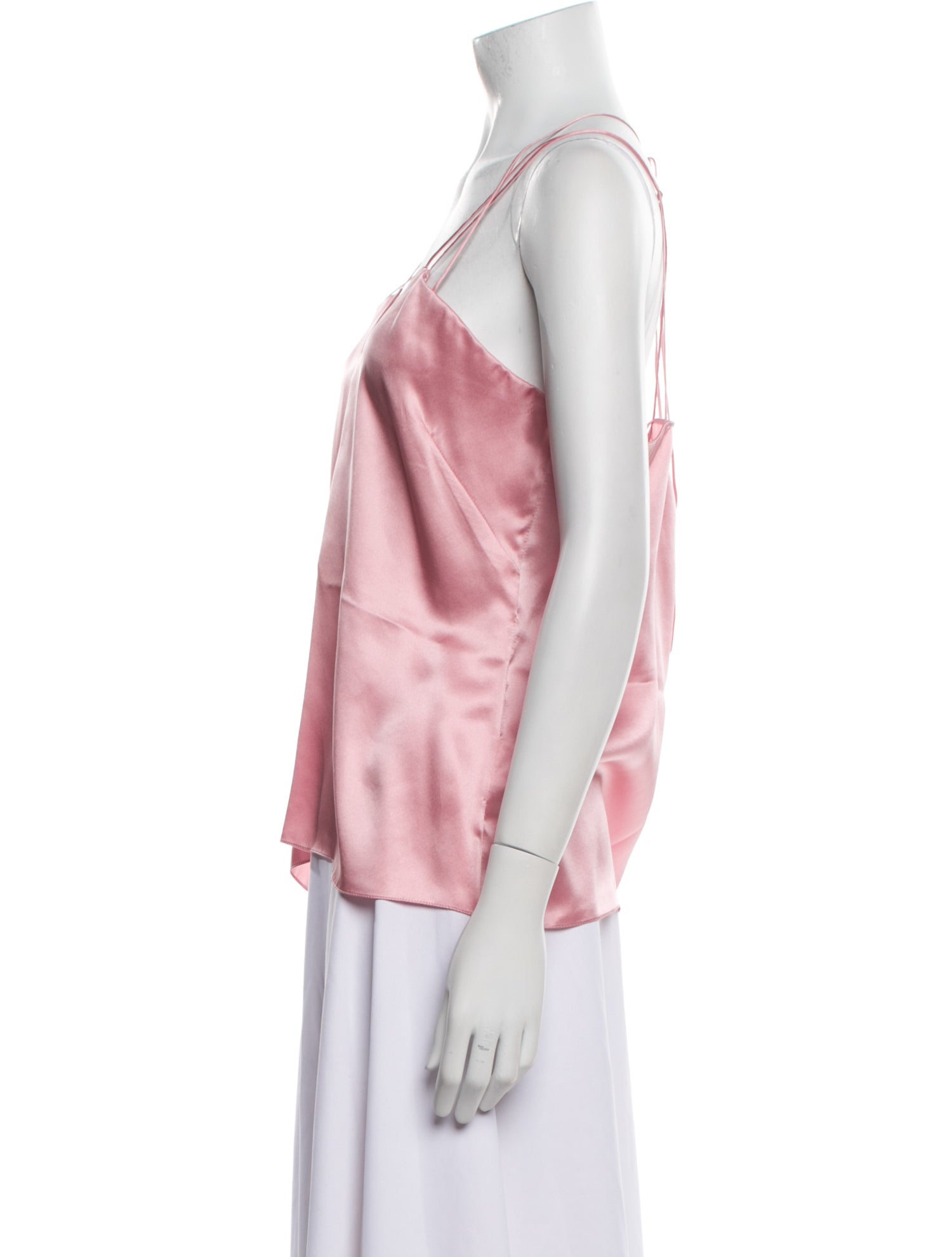 Safiyaa Silk V-Neck Top w/ Tags