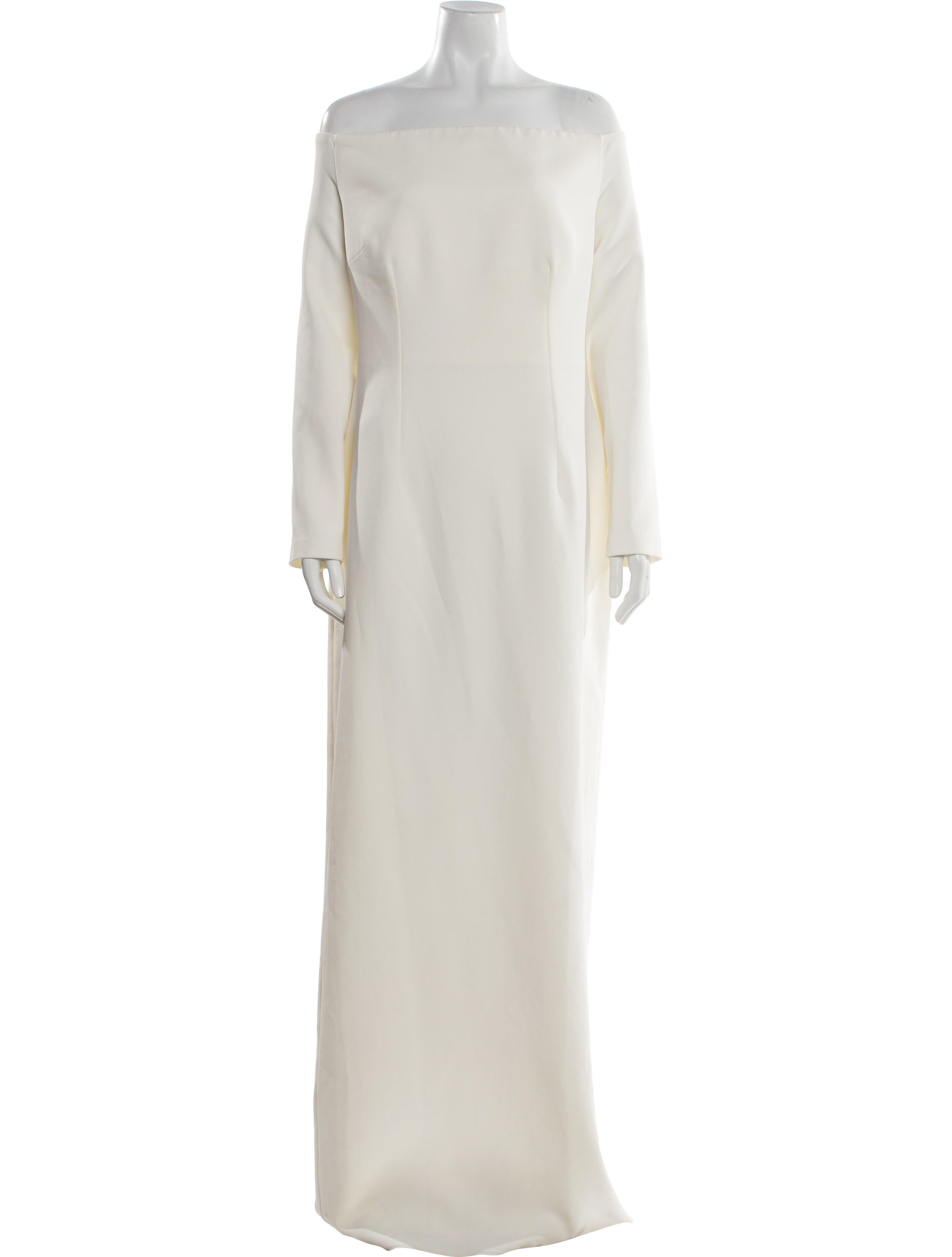 Safiyaa Bateau Neckline Long Dress