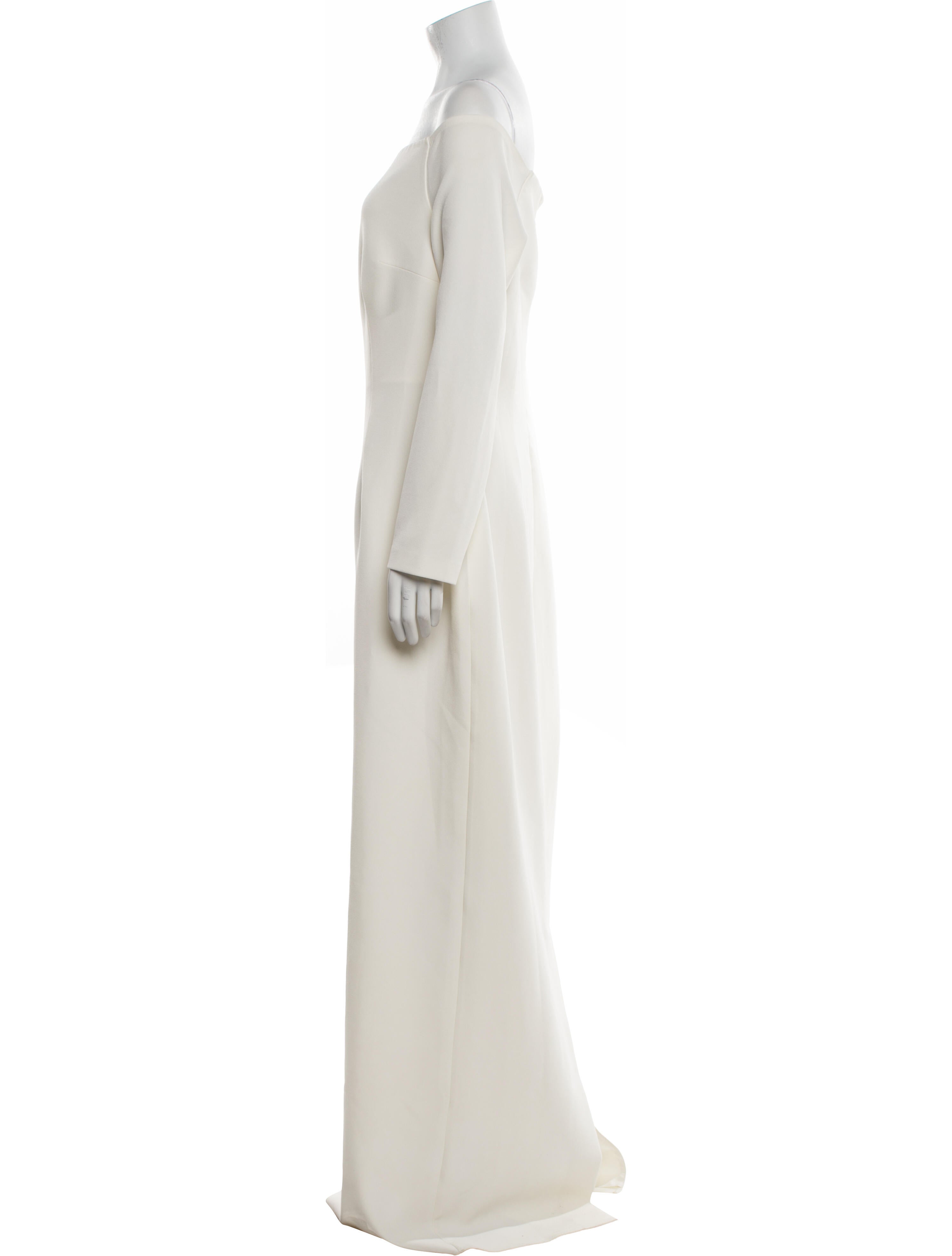 Safiyaa Bateau Neckline Long Dress