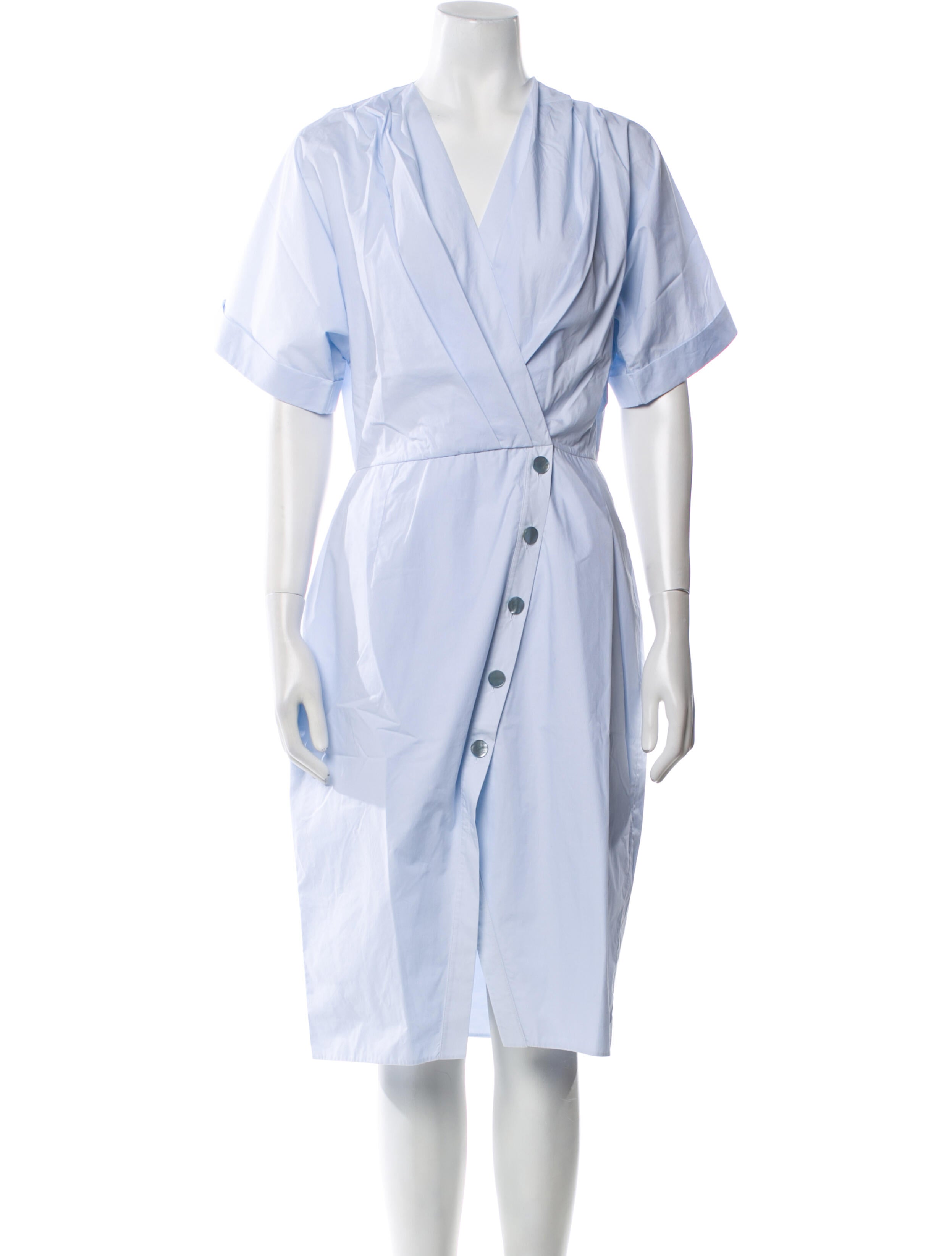 Safiyaa V-Neck Midi Length Dress