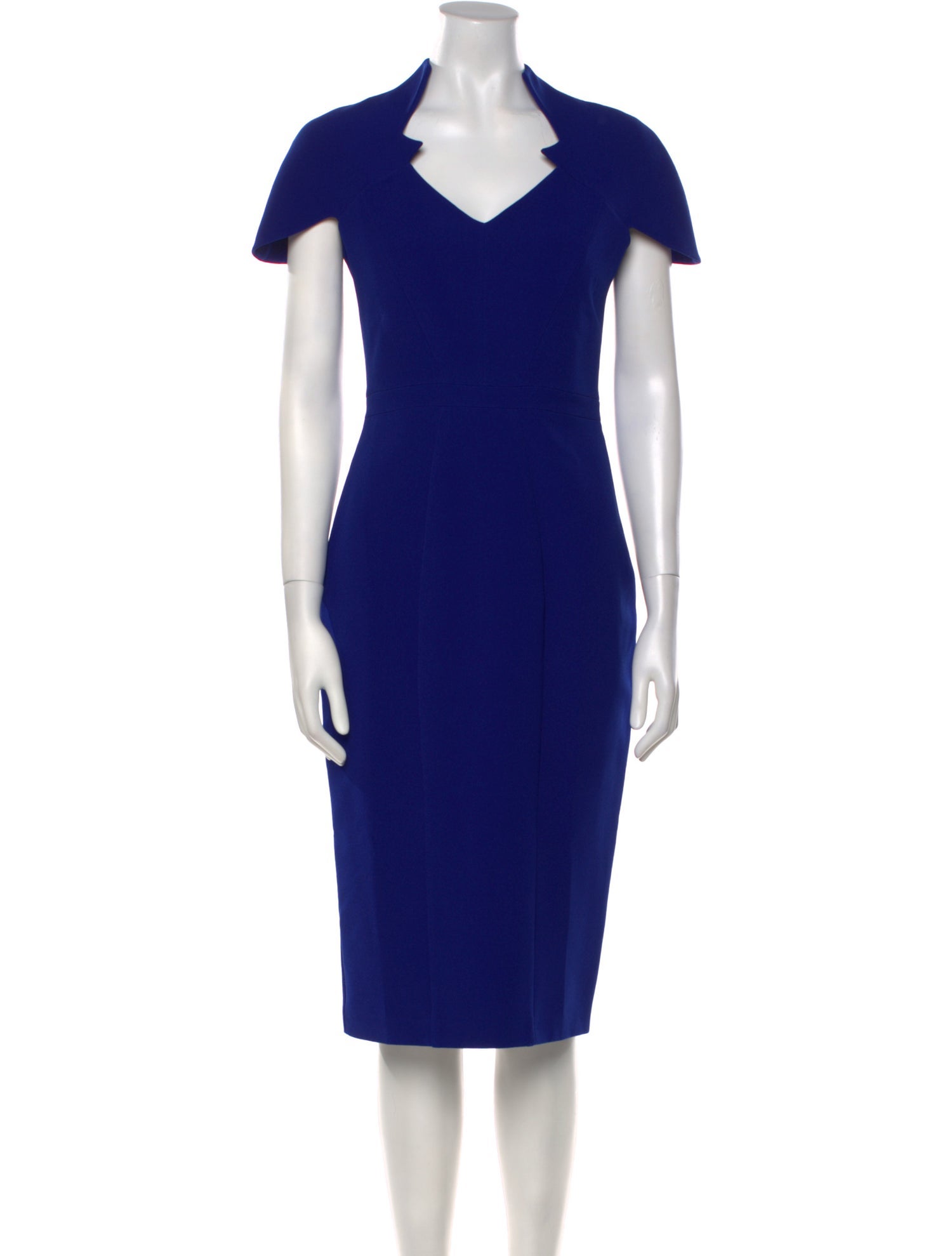 Safiyaa V-Neck Midi Length Dress