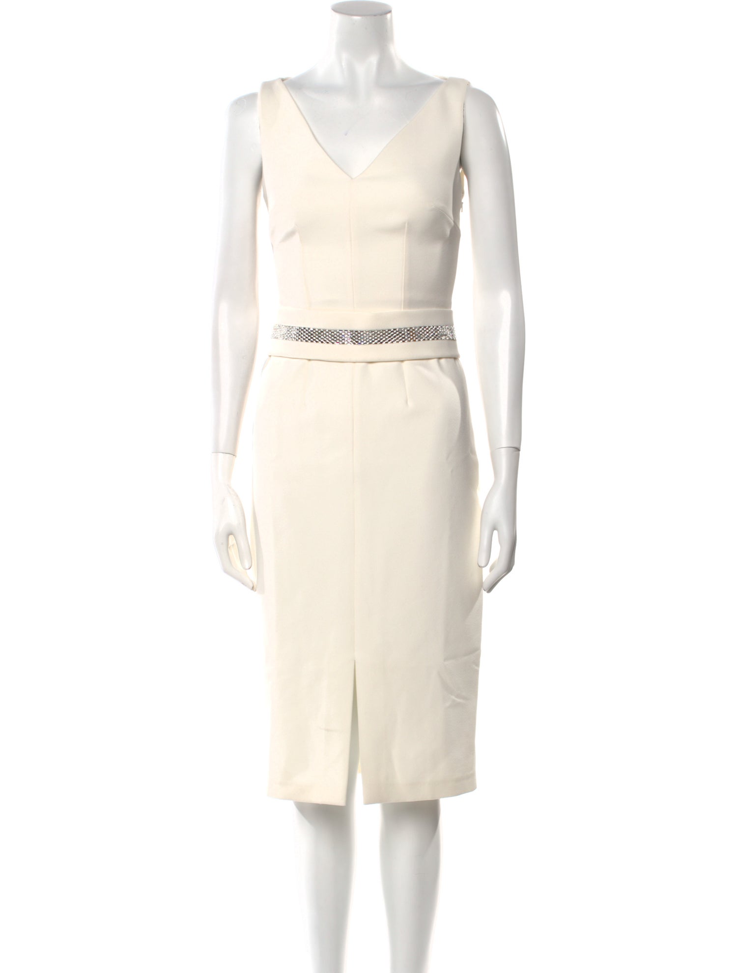 Safiyaa V-Neck Midi Length Dress w/ Tags