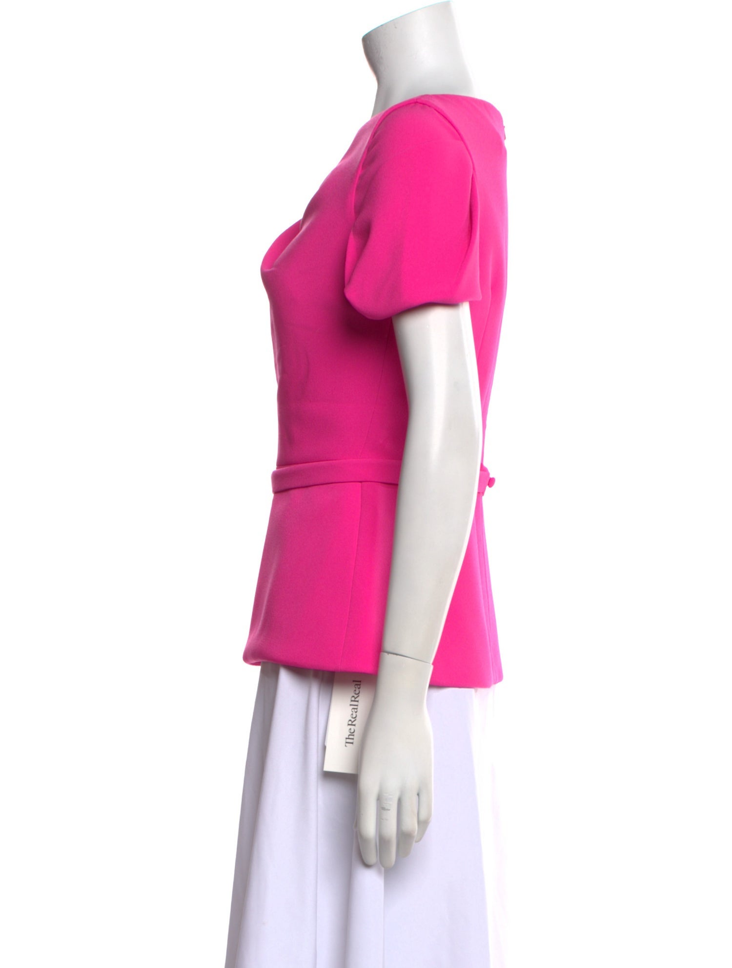 Safiyaa Asymmetrical Short Sleeve Top w/ Tags