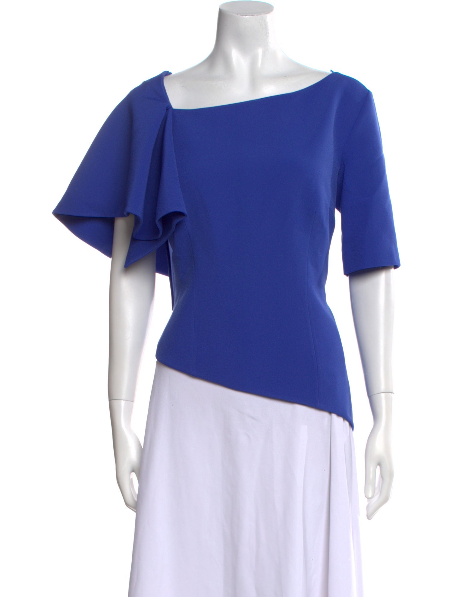 Safiyaa Asymmetrical Short Sleeve Top w/ Tags