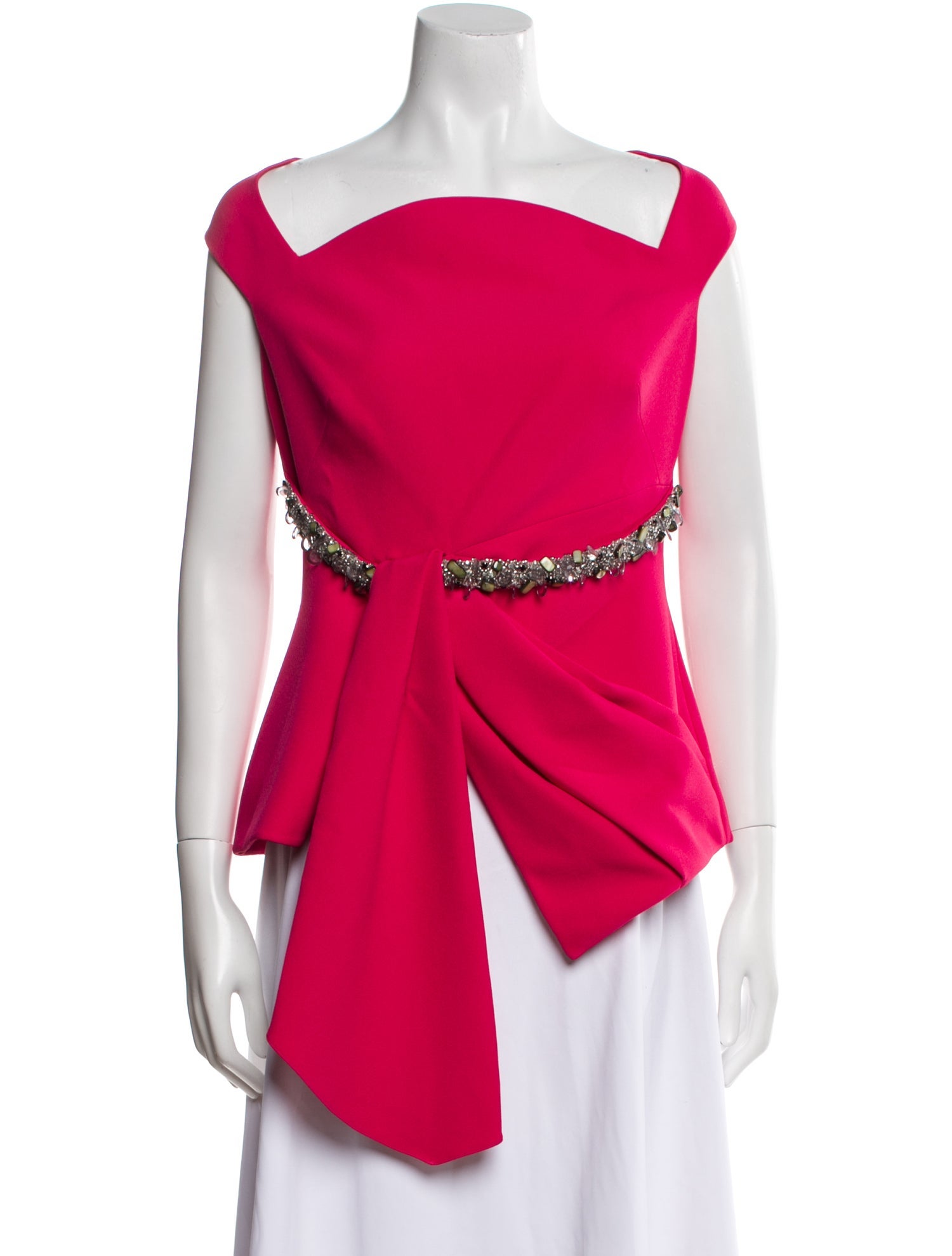 Safiyaa Square Neckline Sleeveless Tunic w/ Tags