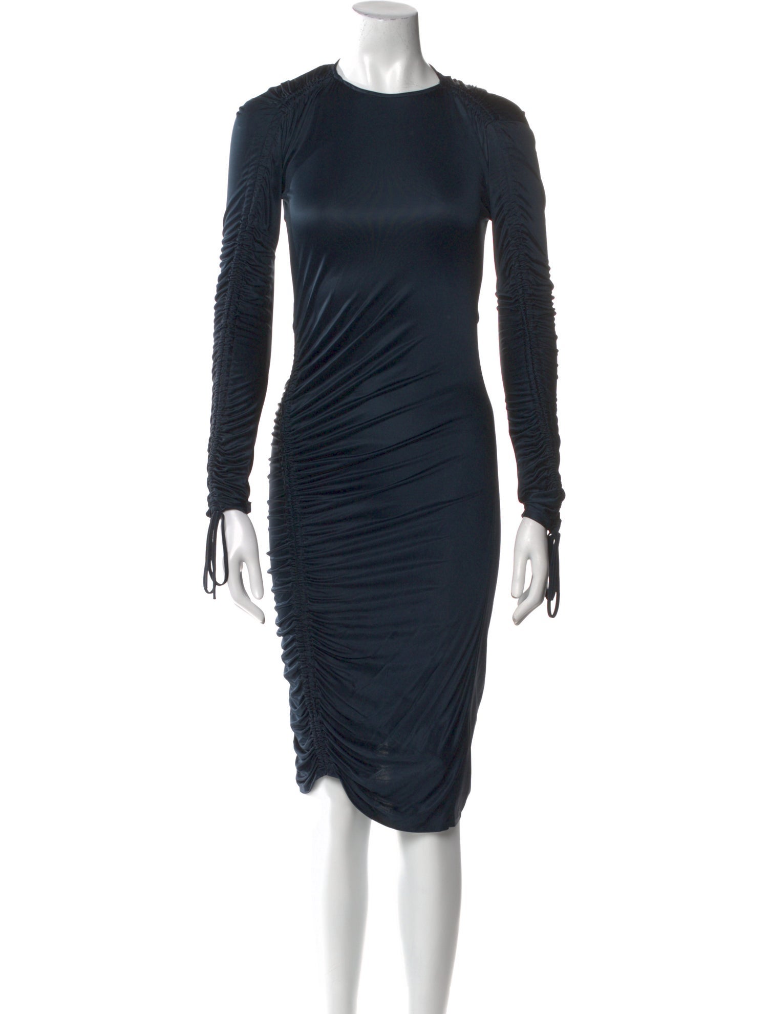 Safiyaa Crew Neck Knee-Length Dress