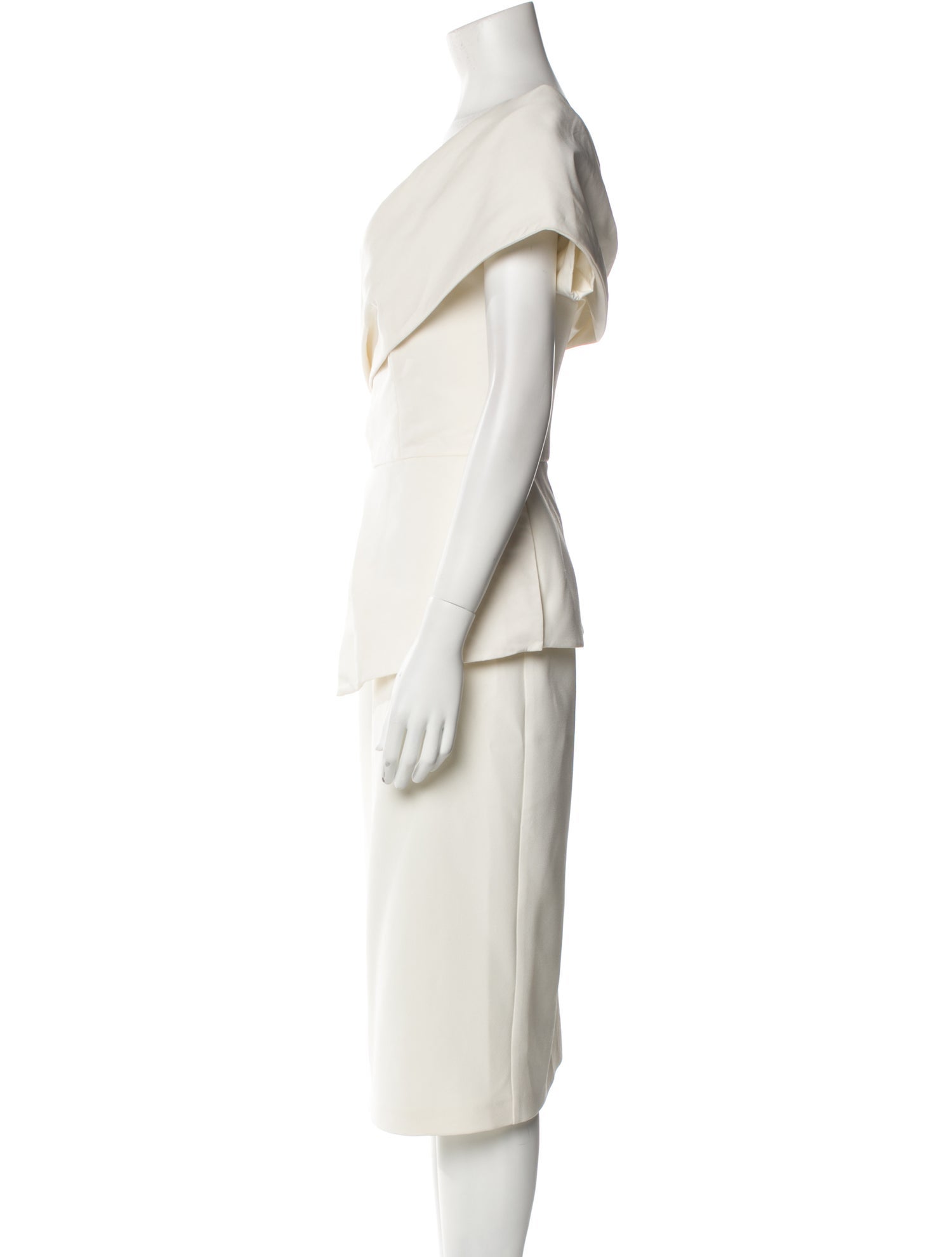 Safiyaa One-Shoulder Midi Length Dress w/ Tags