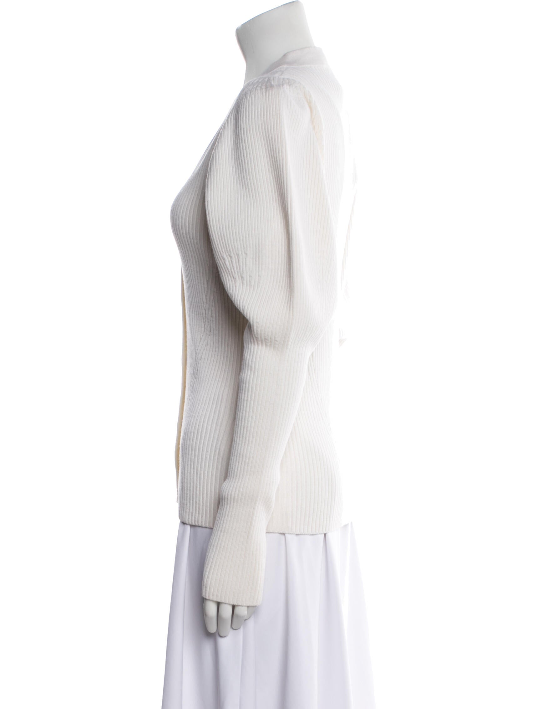 Safiyaa Merino Wool V-Neck Sweater w/ Tags