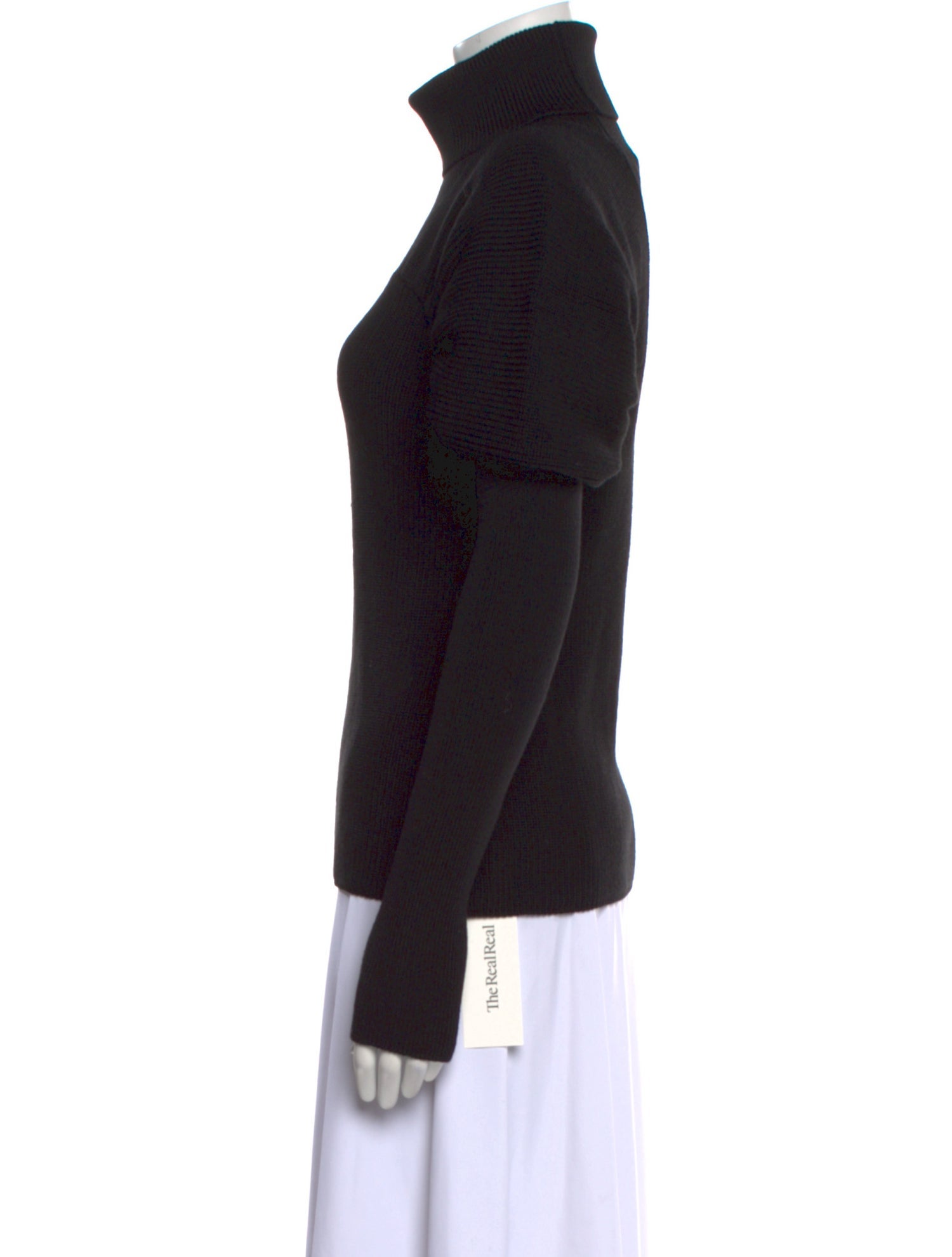 Safiyaa Merino Wool Turtleneck Sweater