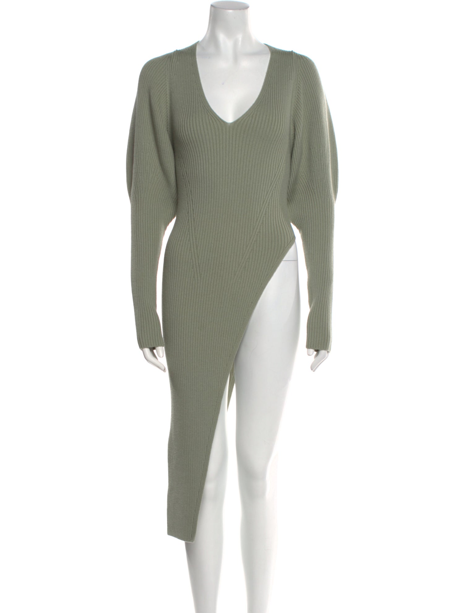 Safiyaa Merino Wool Midi Length Dress