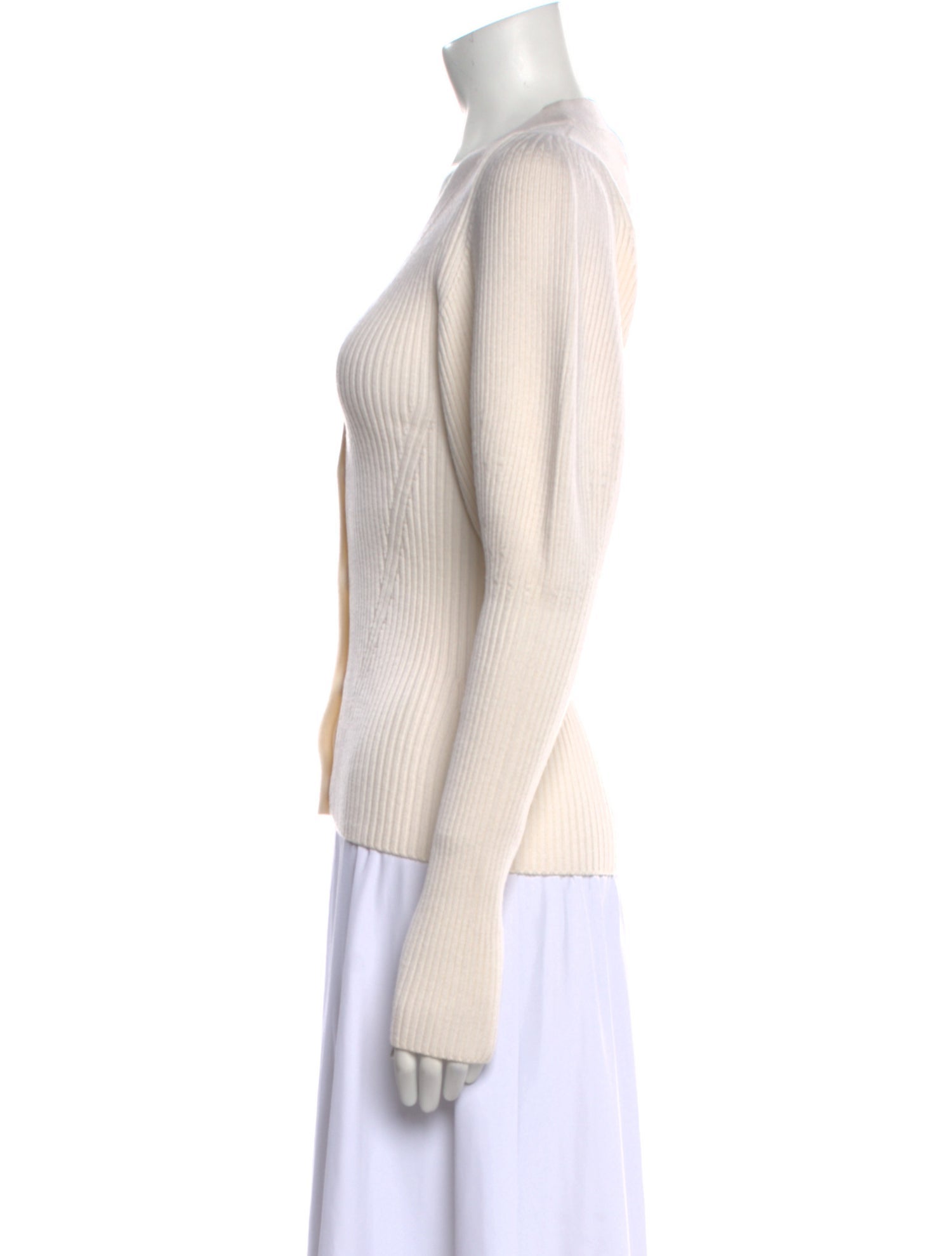 Safiyaa Merino Wool V-Neck Sweater