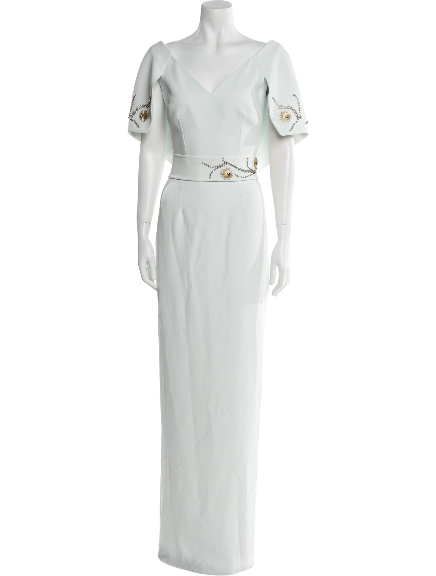 Safiyaa V-Neck Long Dress