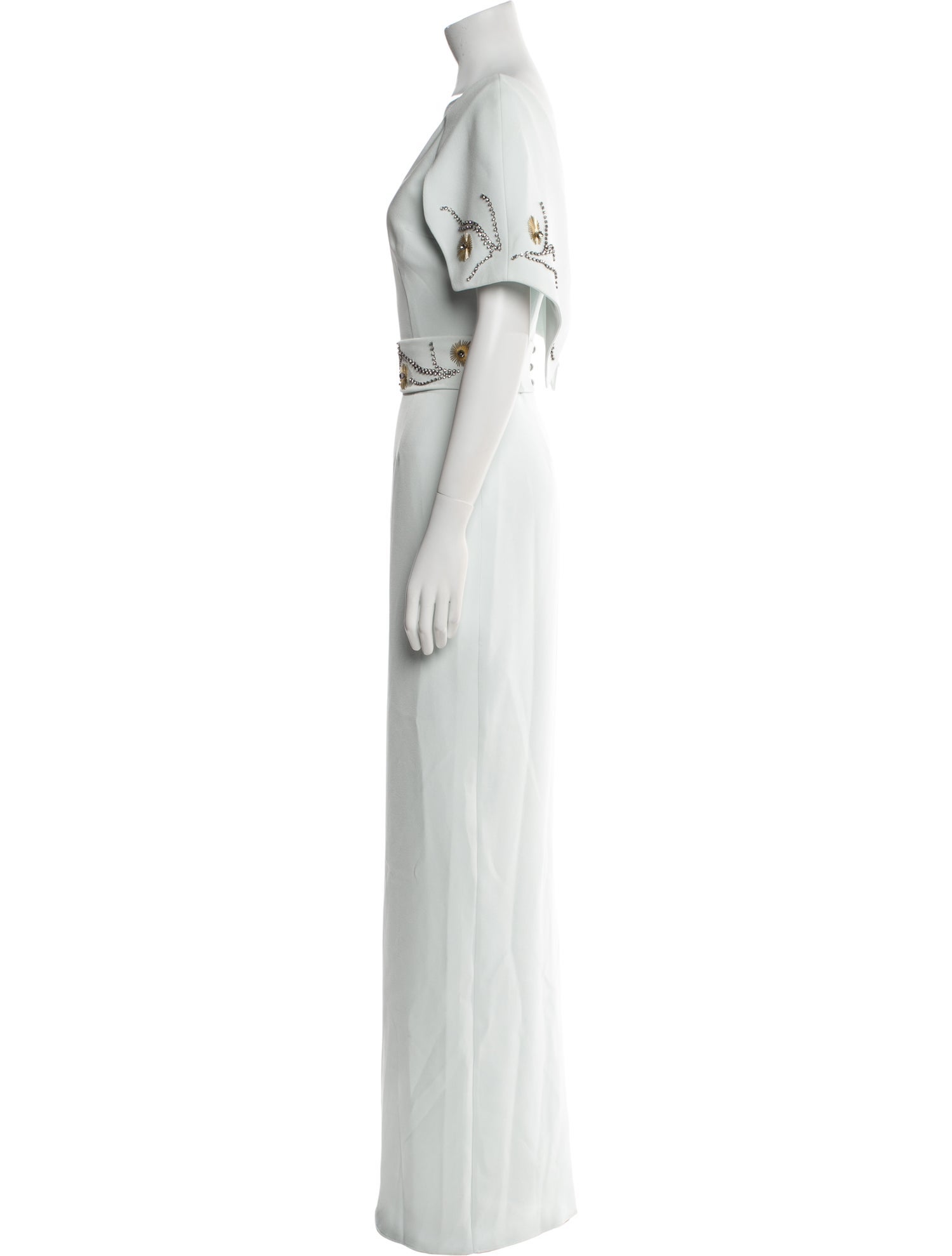 Safiyaa V-Neck Long Dress