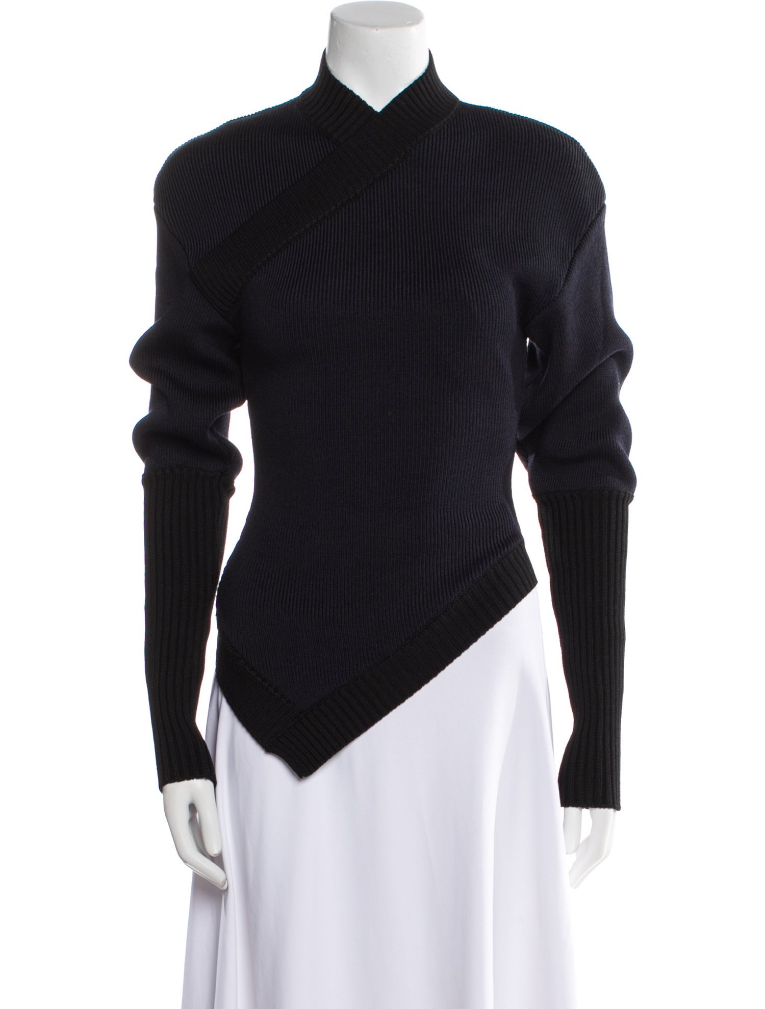 Safiyaa Mock Neck Sweater