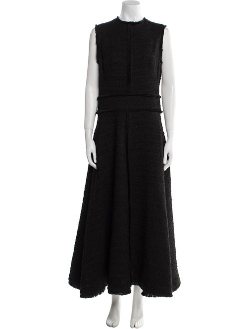 Safiyaa Mock Neck Long Dress