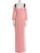 Safiyaa Square Neckline Long Dress