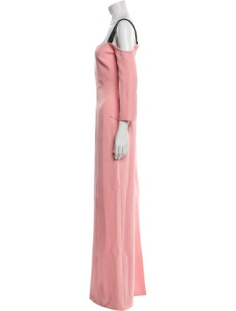 Safiyaa Square Neckline Long Dress