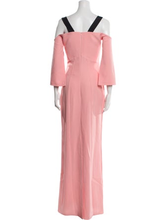 Safiyaa Square Neckline Long Dress