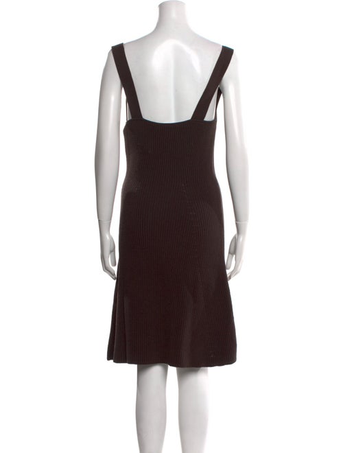 Safiyaa Square Neckline Knee-Length Dress