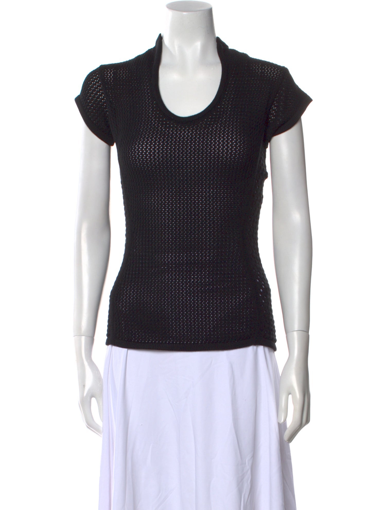 Safiyaa Scoop Neck Short Sleeve Top w/ Tags