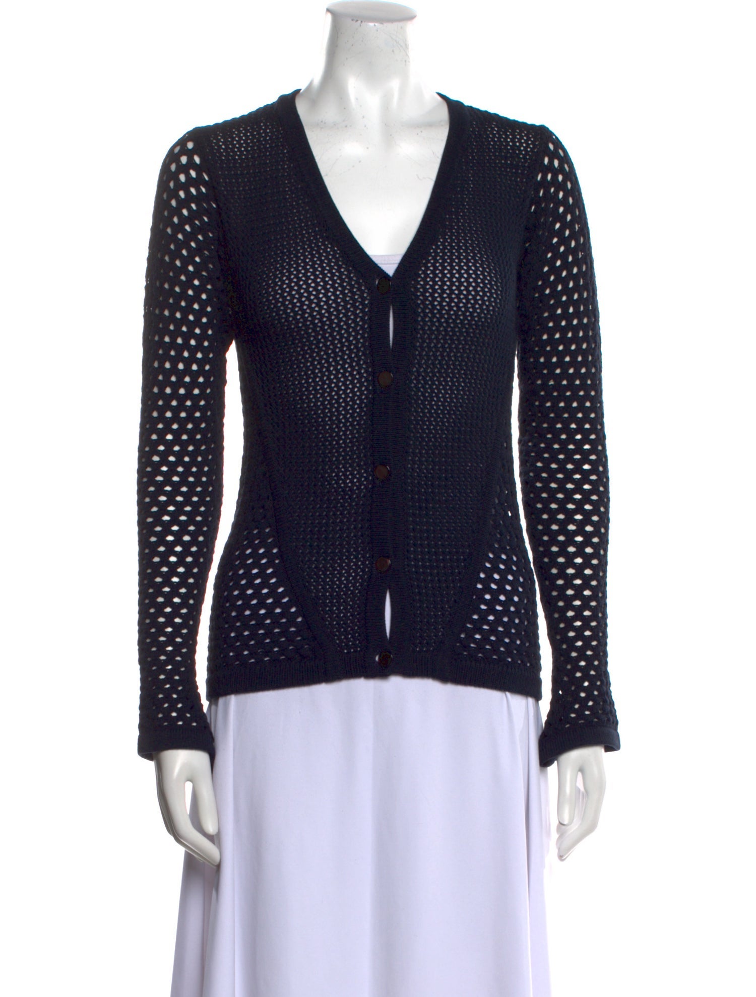 Safiyaa Patterned V-Neck Sweater w/ Tags