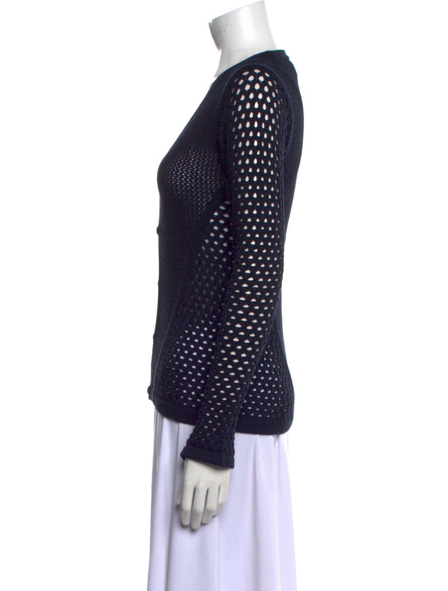 Safiyaa Patterned V-Neck Sweater w/ Tags