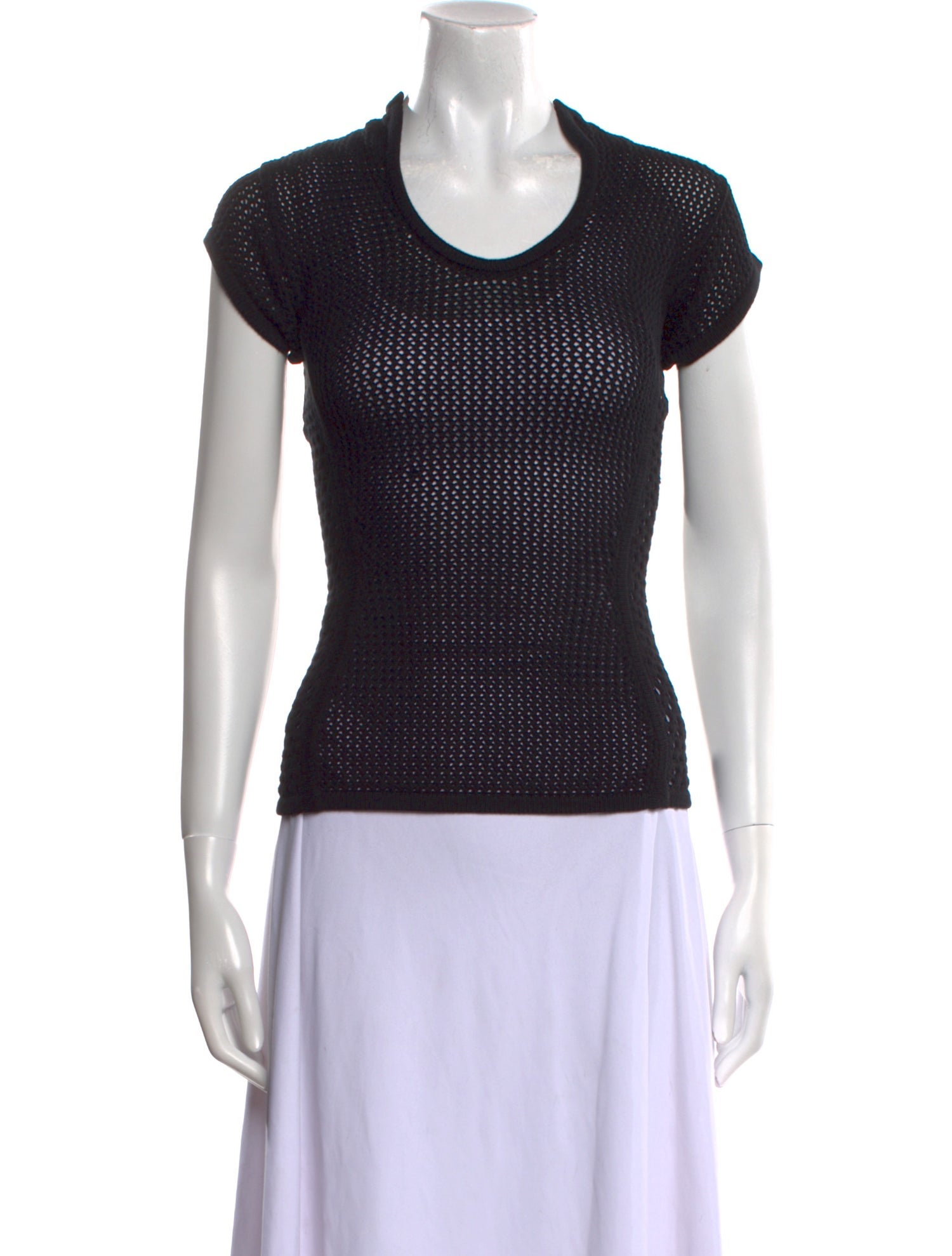 Safiyaa Scoop Neck Short Sleeve Top w/ Tags