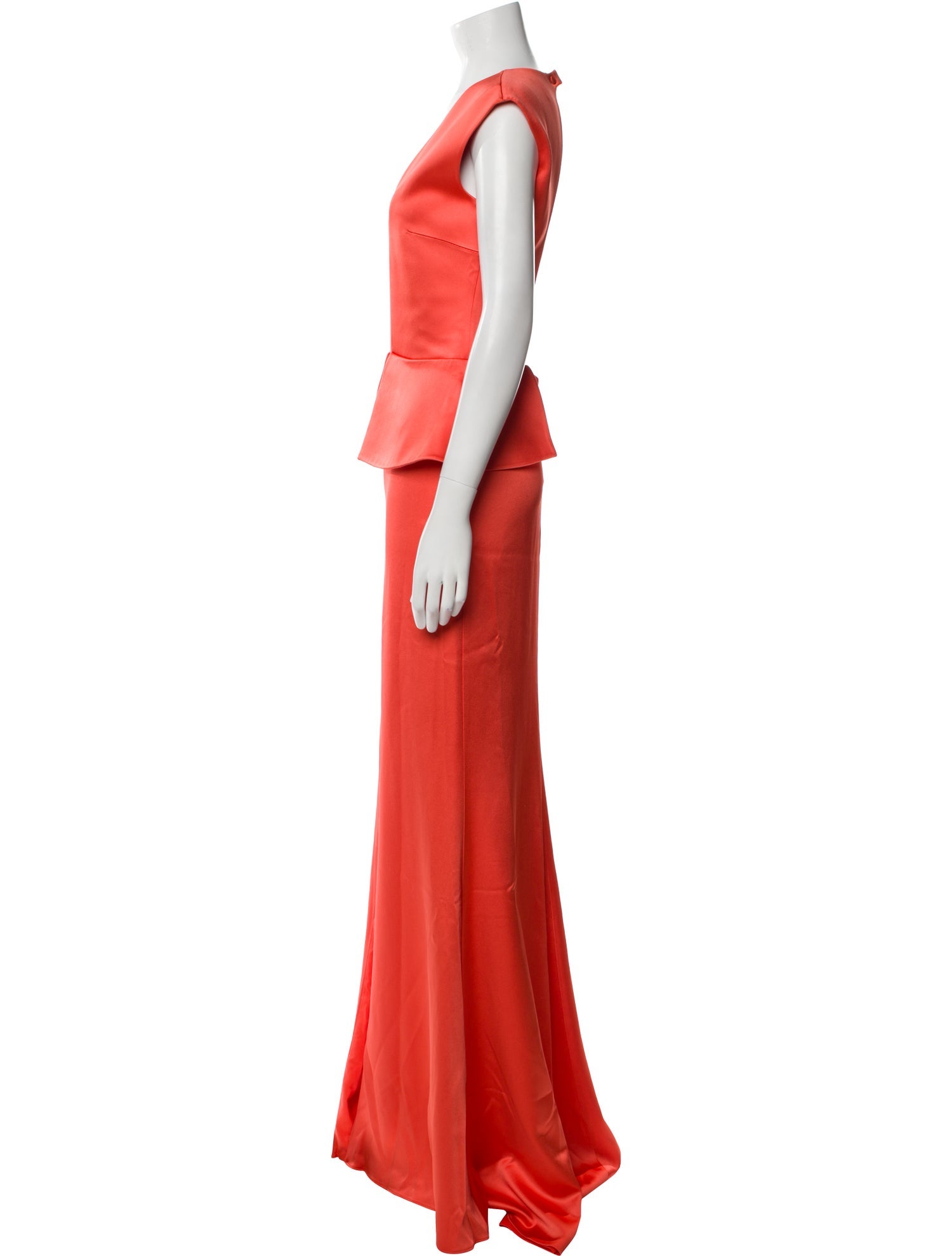 Safiyaa V-Neck Long Dress