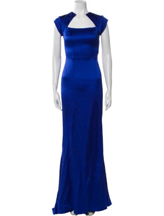 Safiyaa Square Neckline Long Dress