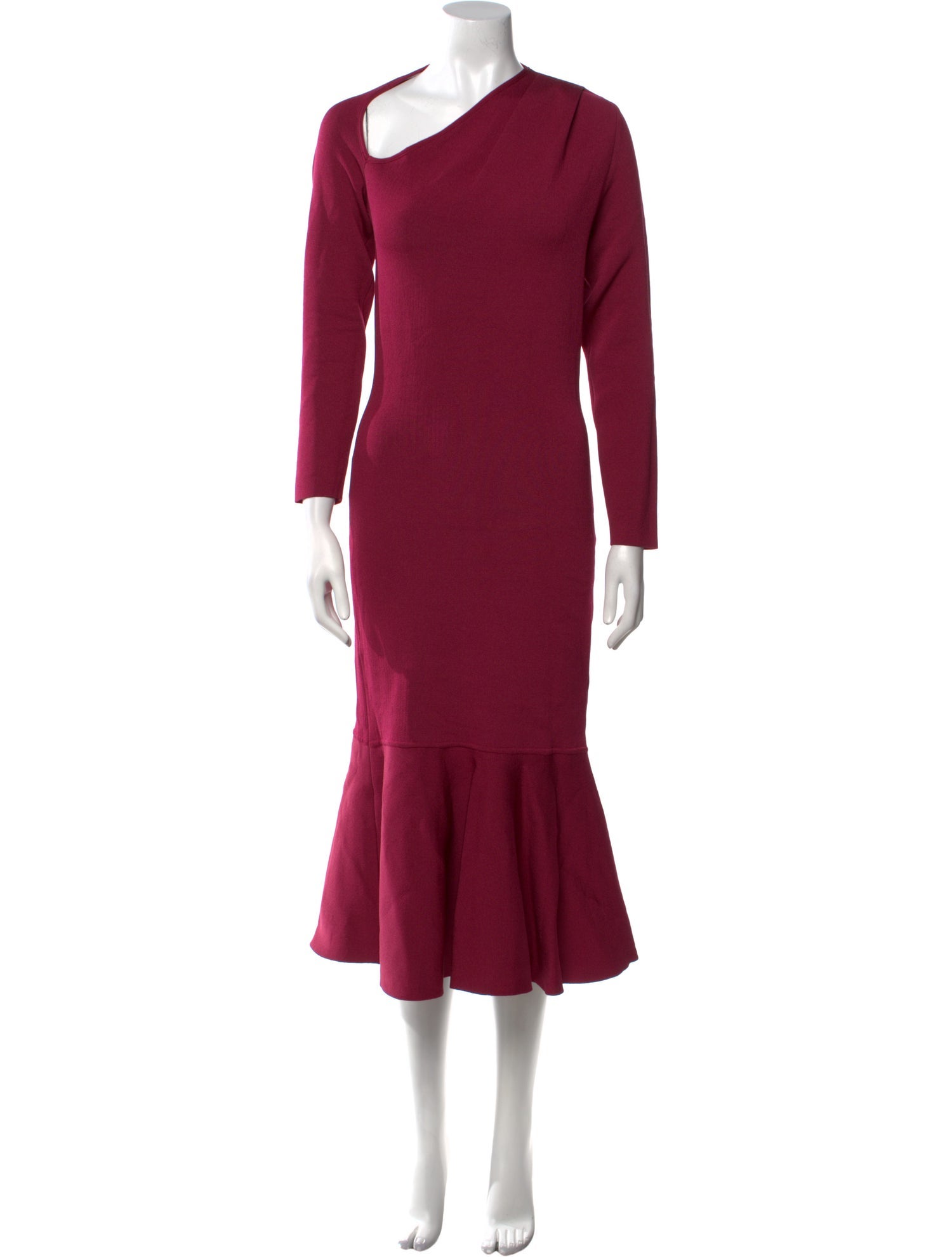 Safiyaa One-Shoulder Midi Length Dress w/ Tags