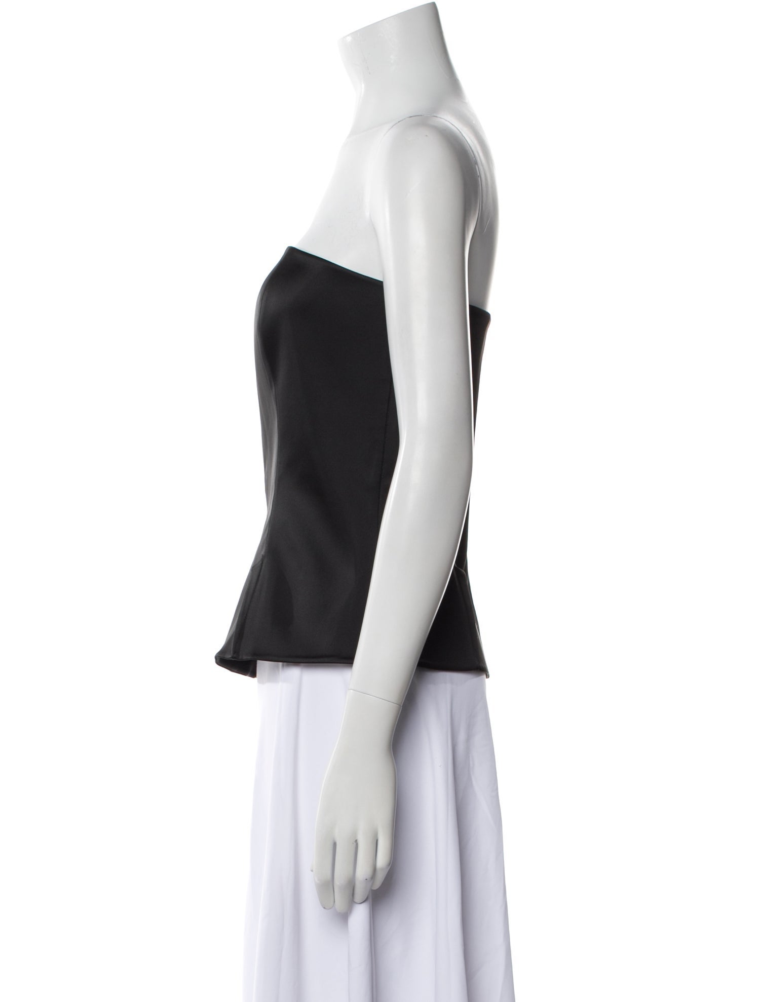 Safiyaa Strapless Crop Top